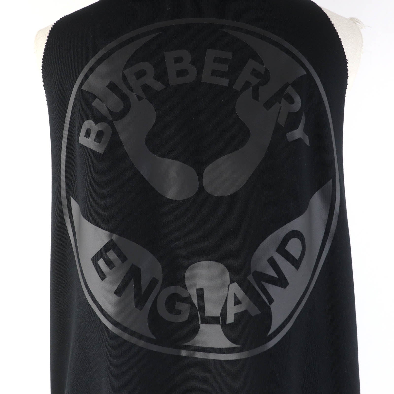 Burberry Cotton Logo Print Sleeveless Pullover