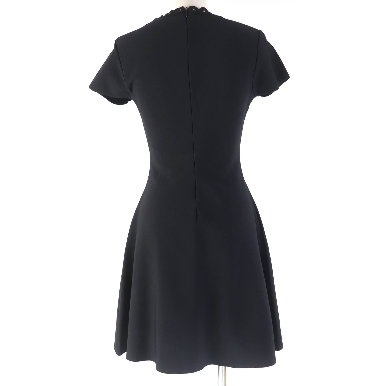 Valentino A-line Knit Dress Black S