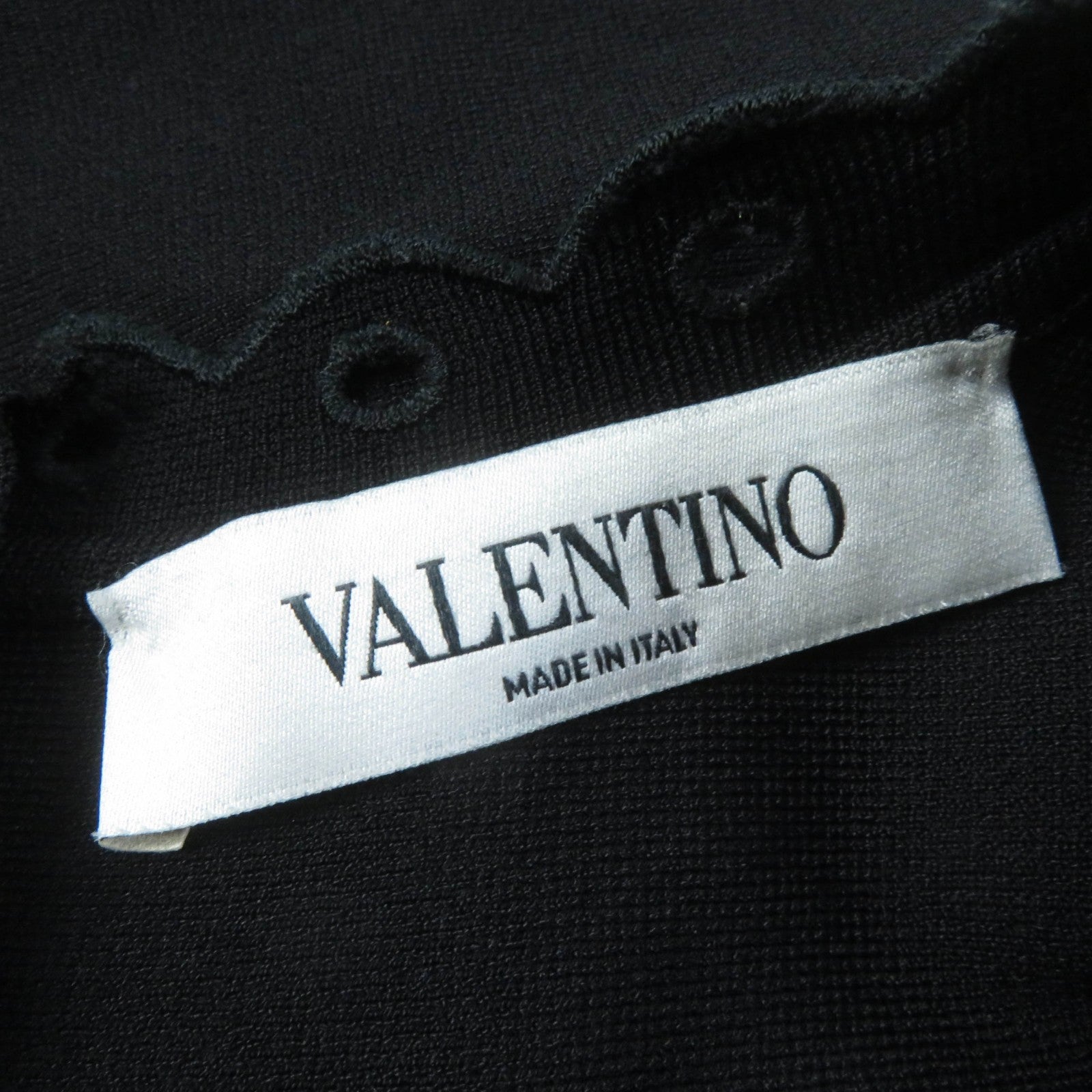 Valentino A-line Knit Dress Black S