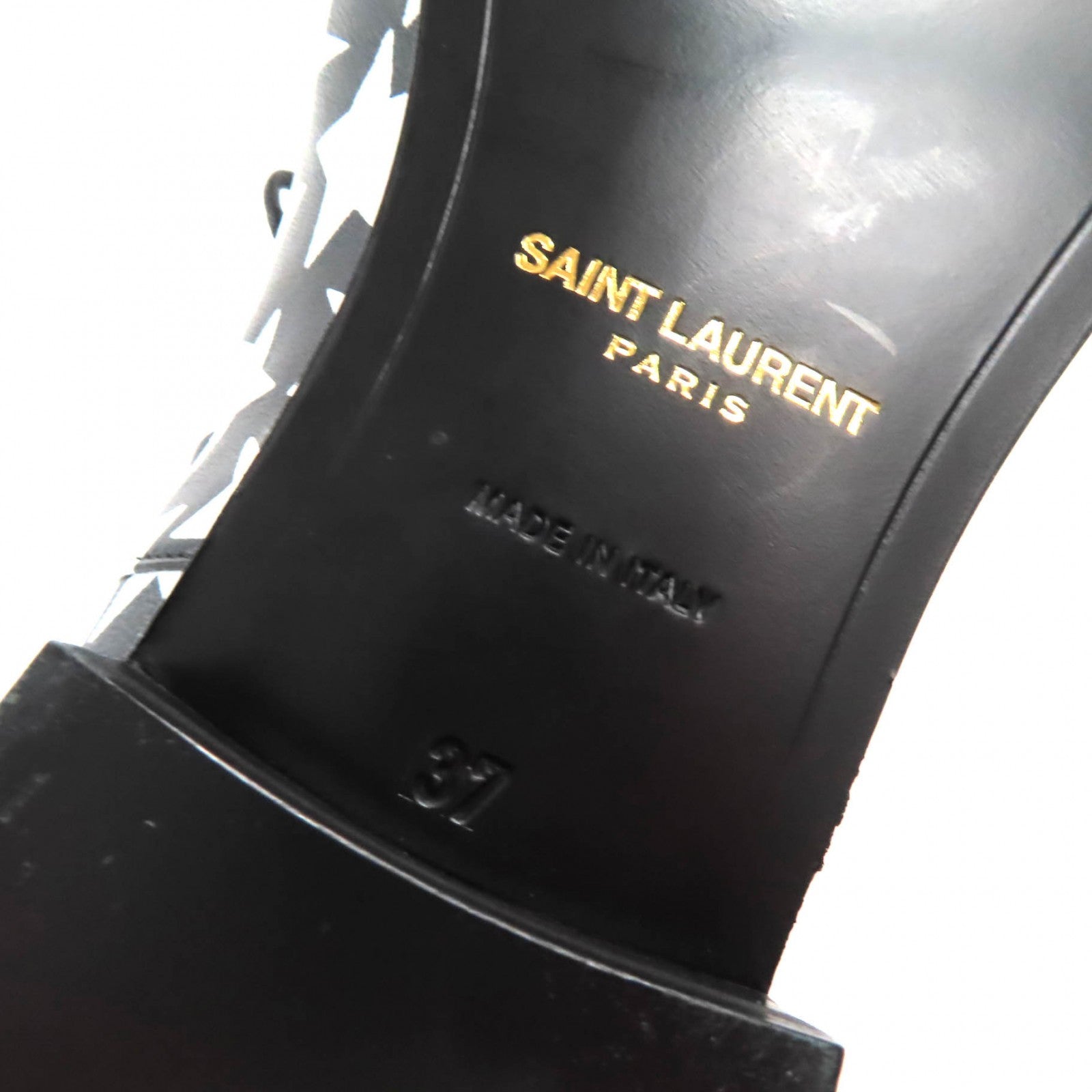 Saint Laurent Star Lace-up Leather Shoes 37