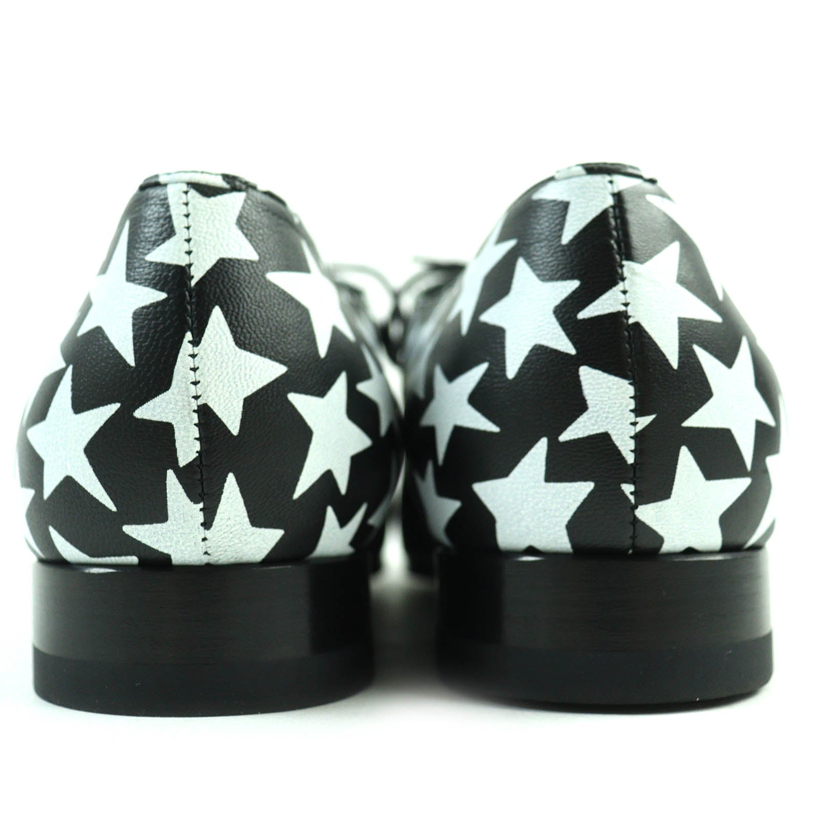 Saint Laurent Star Lace-up Leather Shoes 37