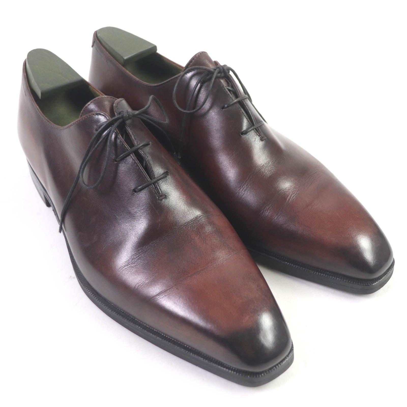 Berluti Leather Dress Shoes Bordeaux 10.5