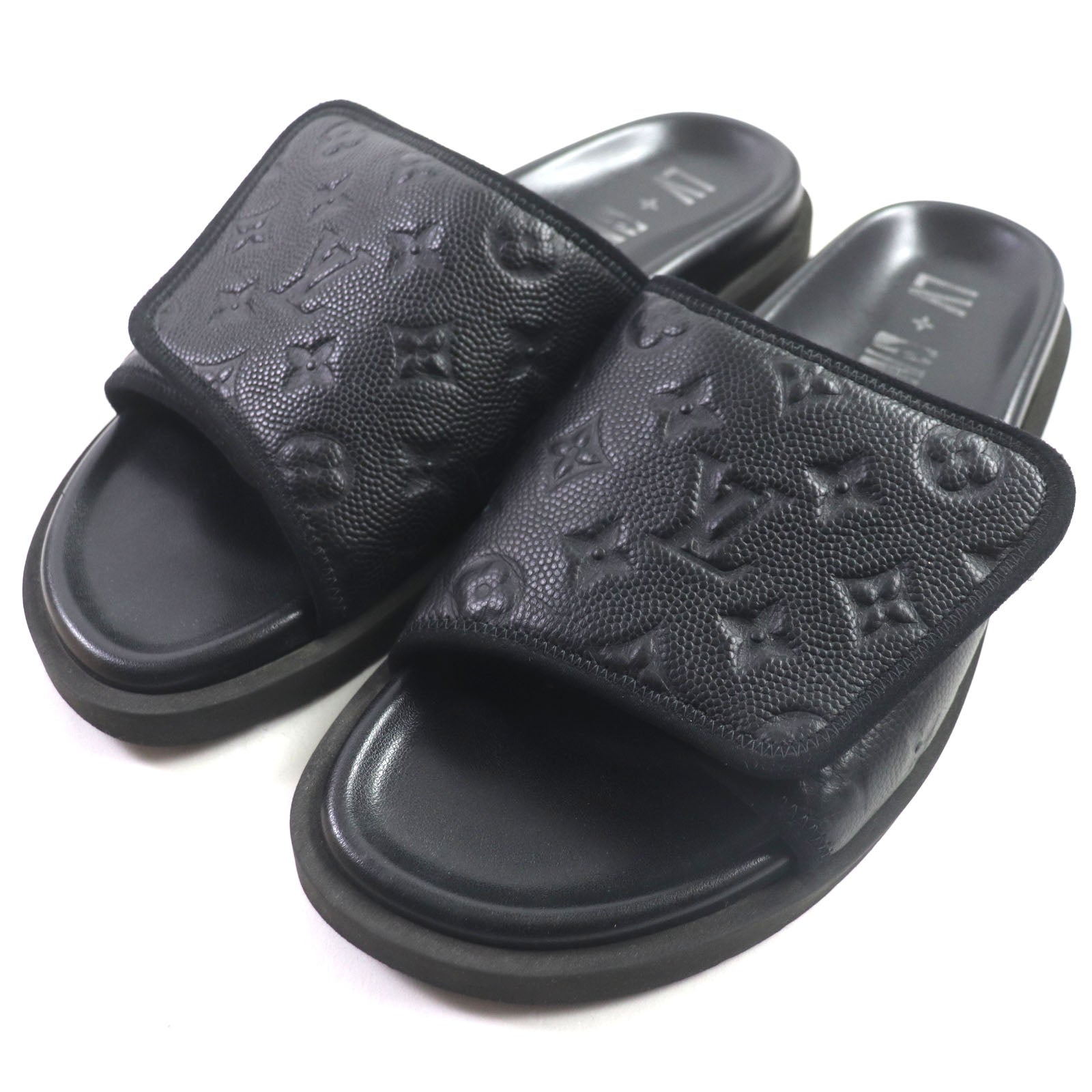 Louis Vuitton Monogram Stride Leather Sandals