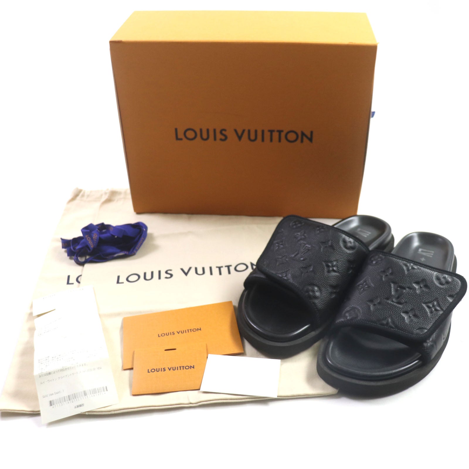 Louis Vuitton Monogram Stride Leather Sandals