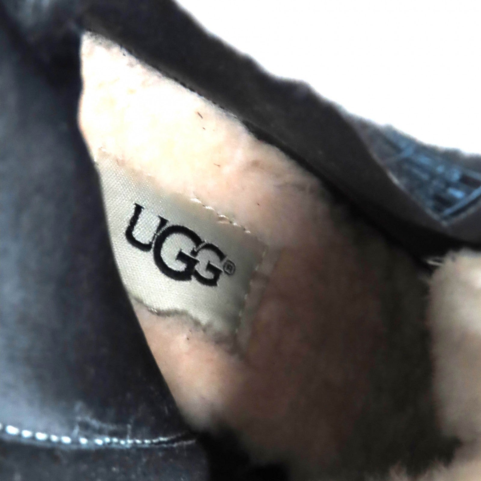 UGG Ingrid Fur Insole Leather Ankle Boots US6