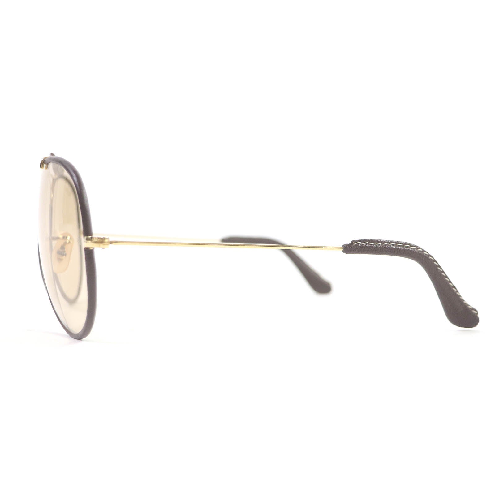 Ray-Ban B&L Pilot Sunglasses Brown Gold