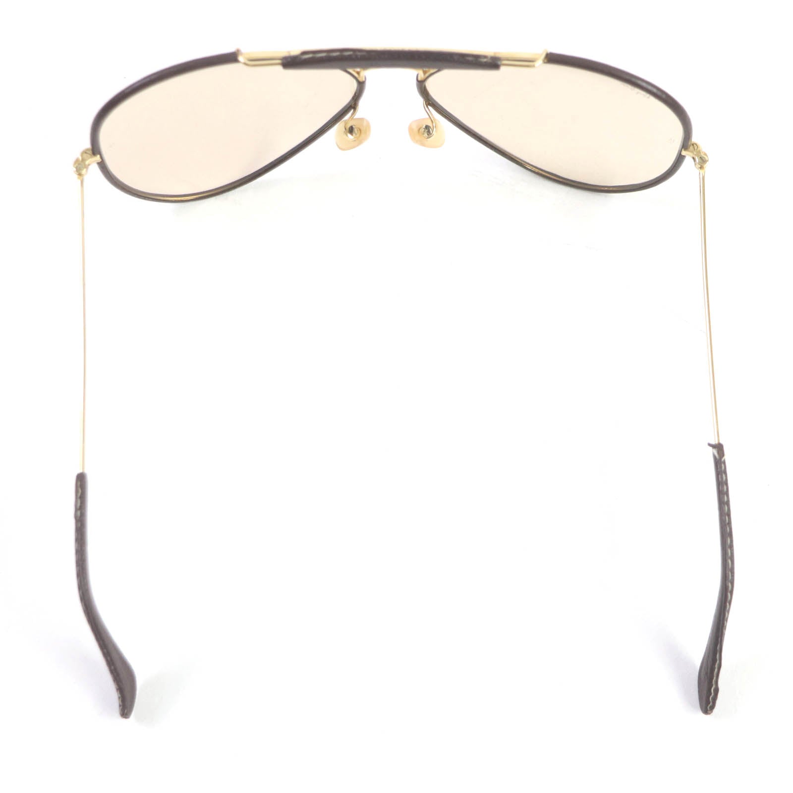 Ray-Ban B&L Pilot Sunglasses Brown Gold