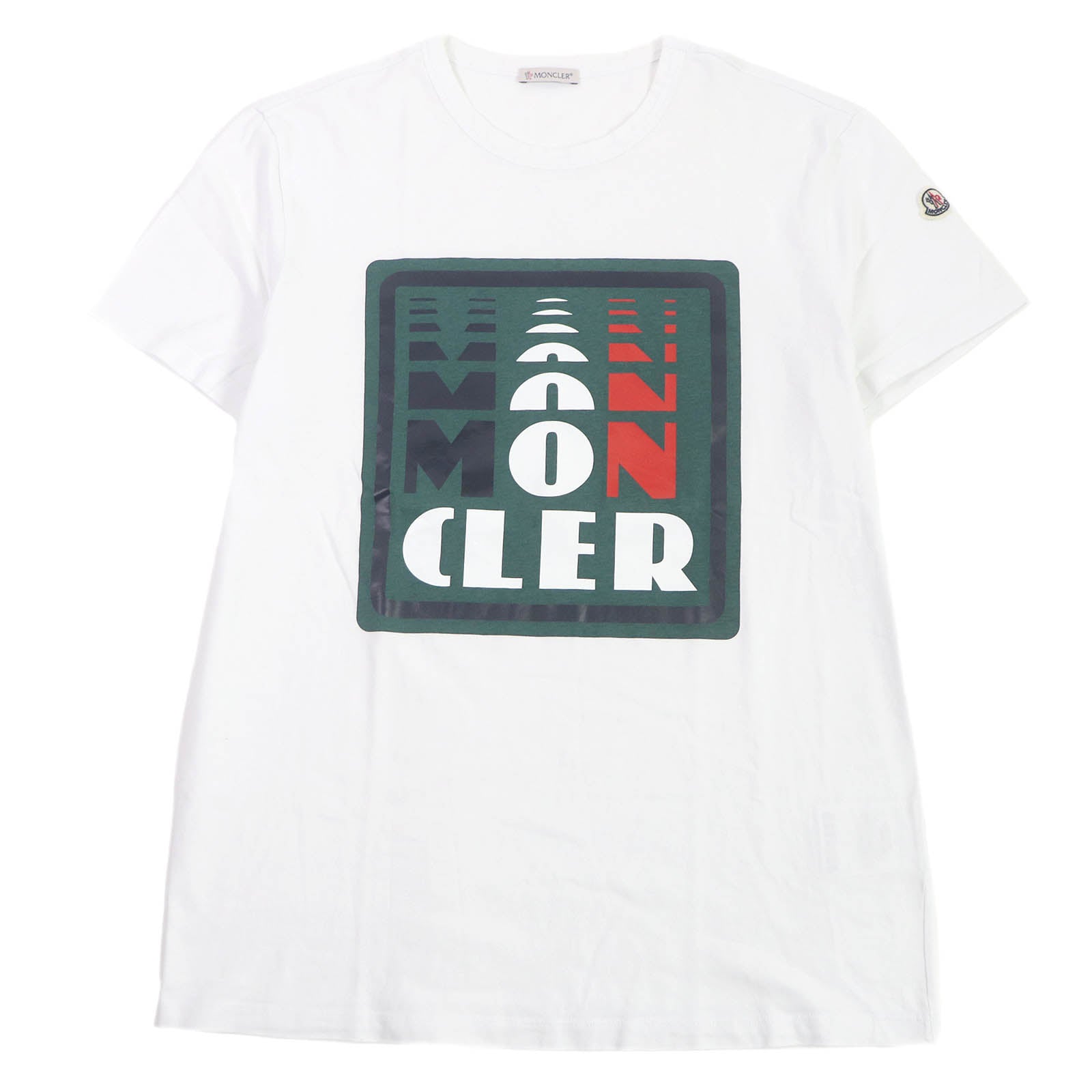 Moncler Cotton Logo T-Shirt White L