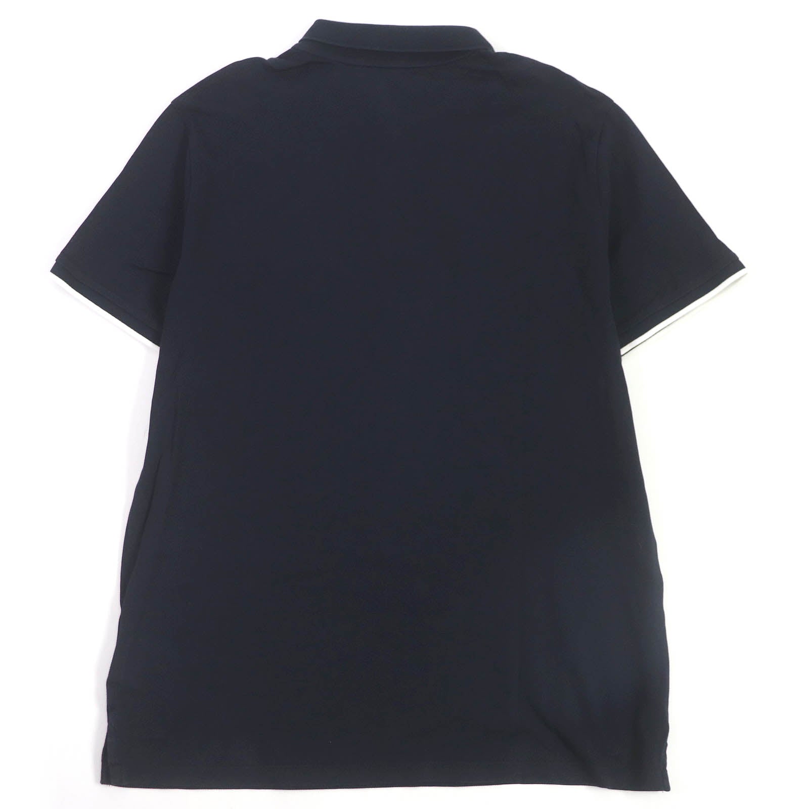 Moncler Cotton Polo Shirt Navy L