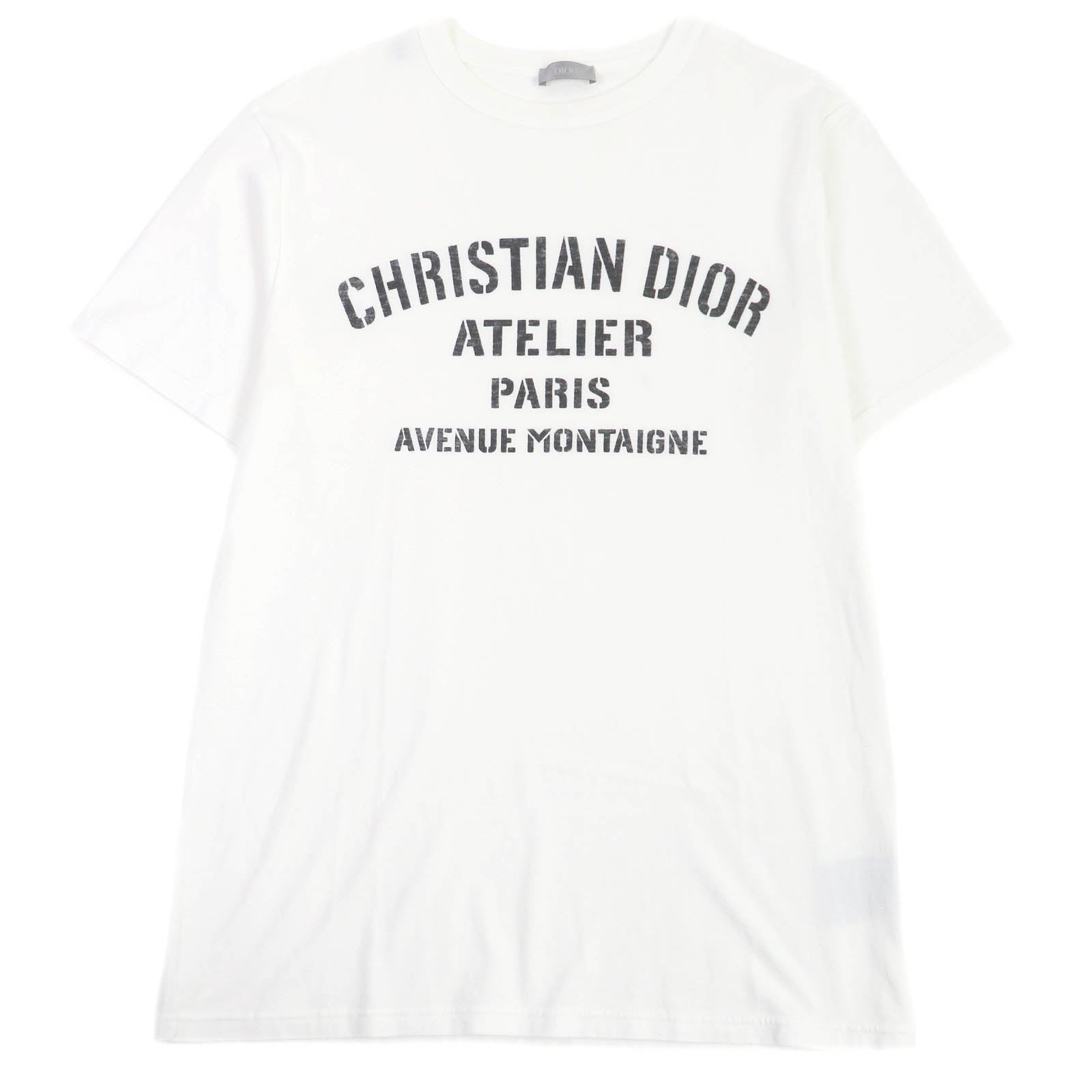 Dior Atelier Logo Cotton T-Shirt White M