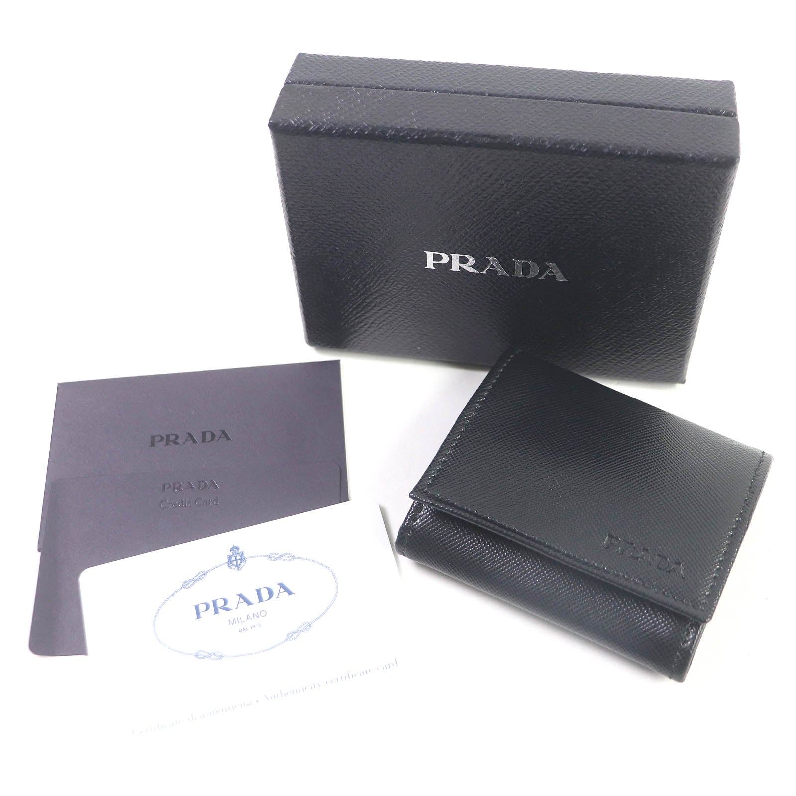 Prada 2M0935 Saffiano Leather Coin Pocket