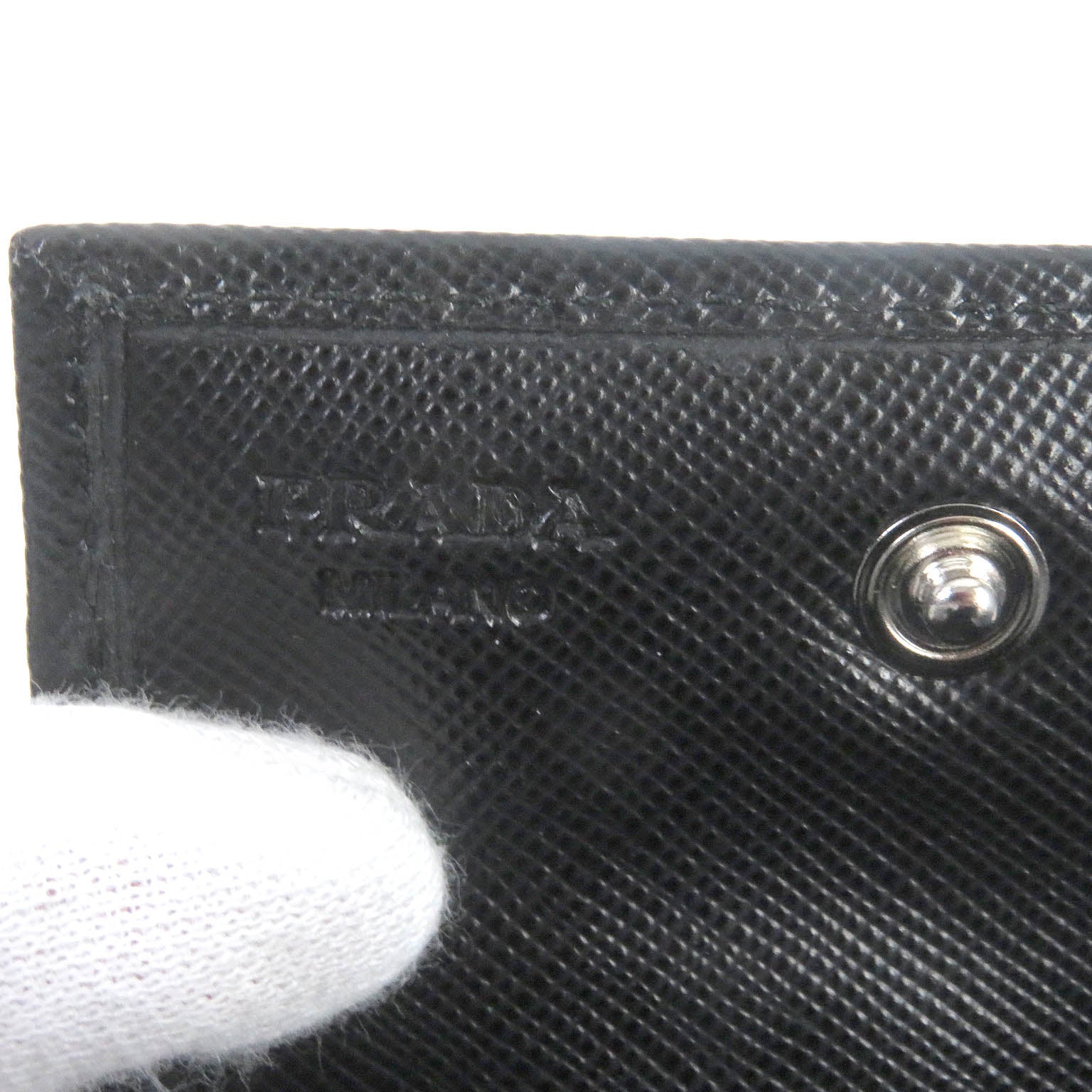 Prada 2M0935 Saffiano Leather Coin Pocket