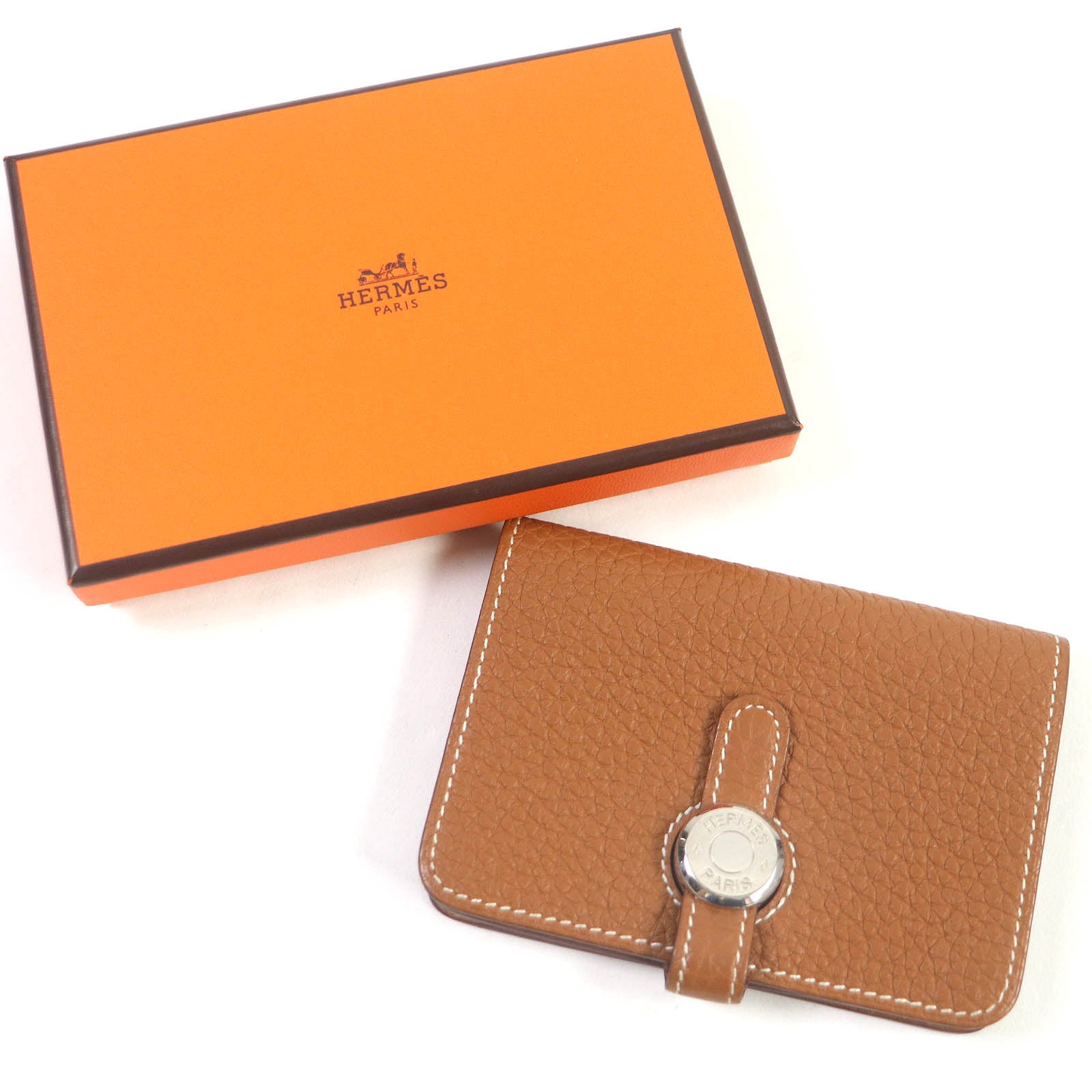 HERMES Dogon Compact Card Holder Togo 2019