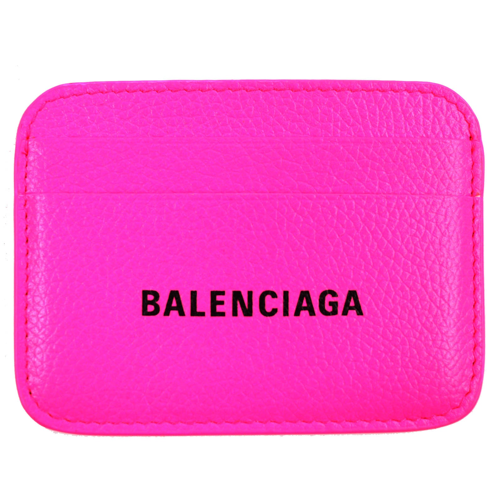 Balenciaga Leather Card Holder Pass Case