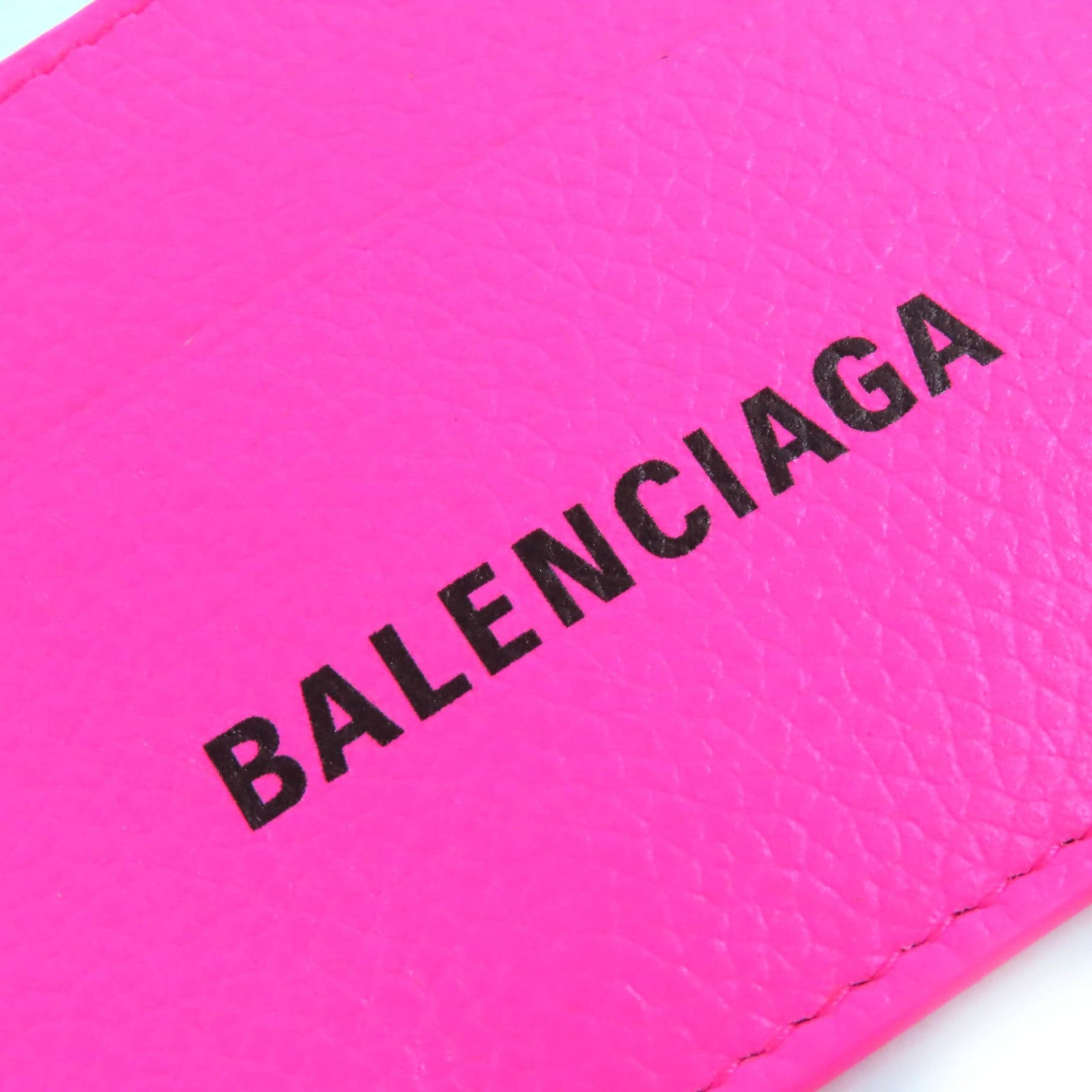 Balenciaga Leather Card Holder Pass Case