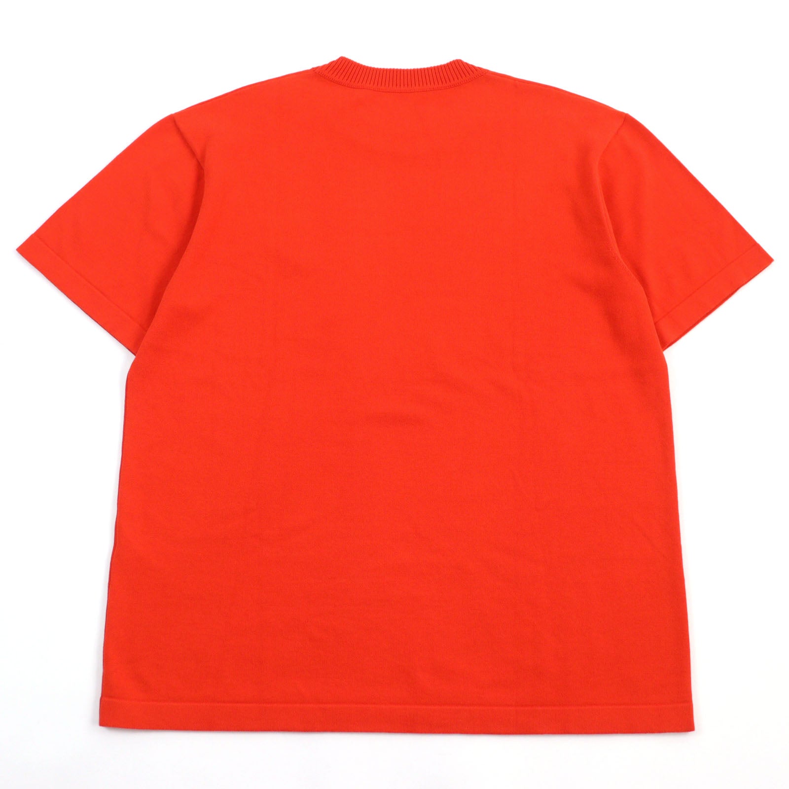 Louis Vuitton Cotton Signature Knit T-Shirt Orange L