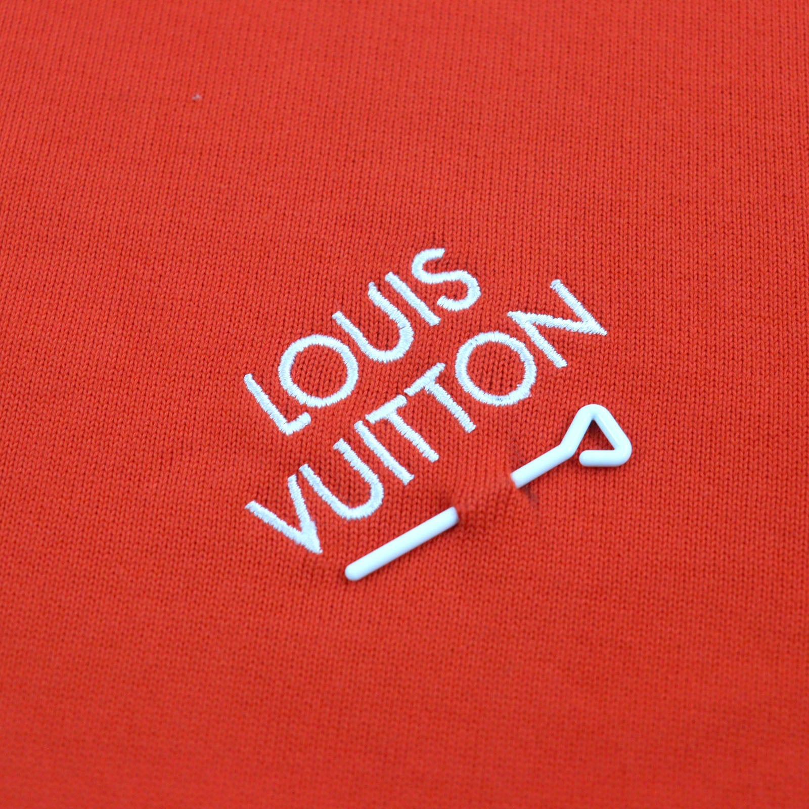 Louis Vuitton Cotton Signature Knit T-Shirt Orange L