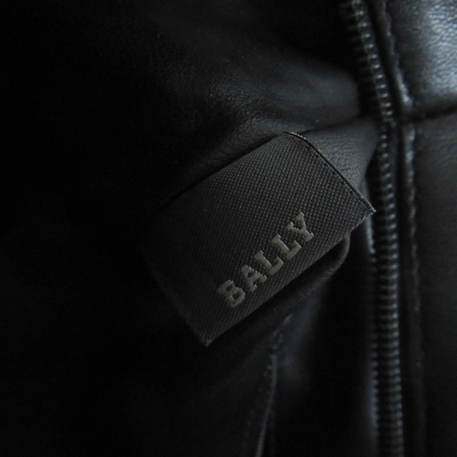 Bally Logo Metal Quilted Leather Shoulder Bag