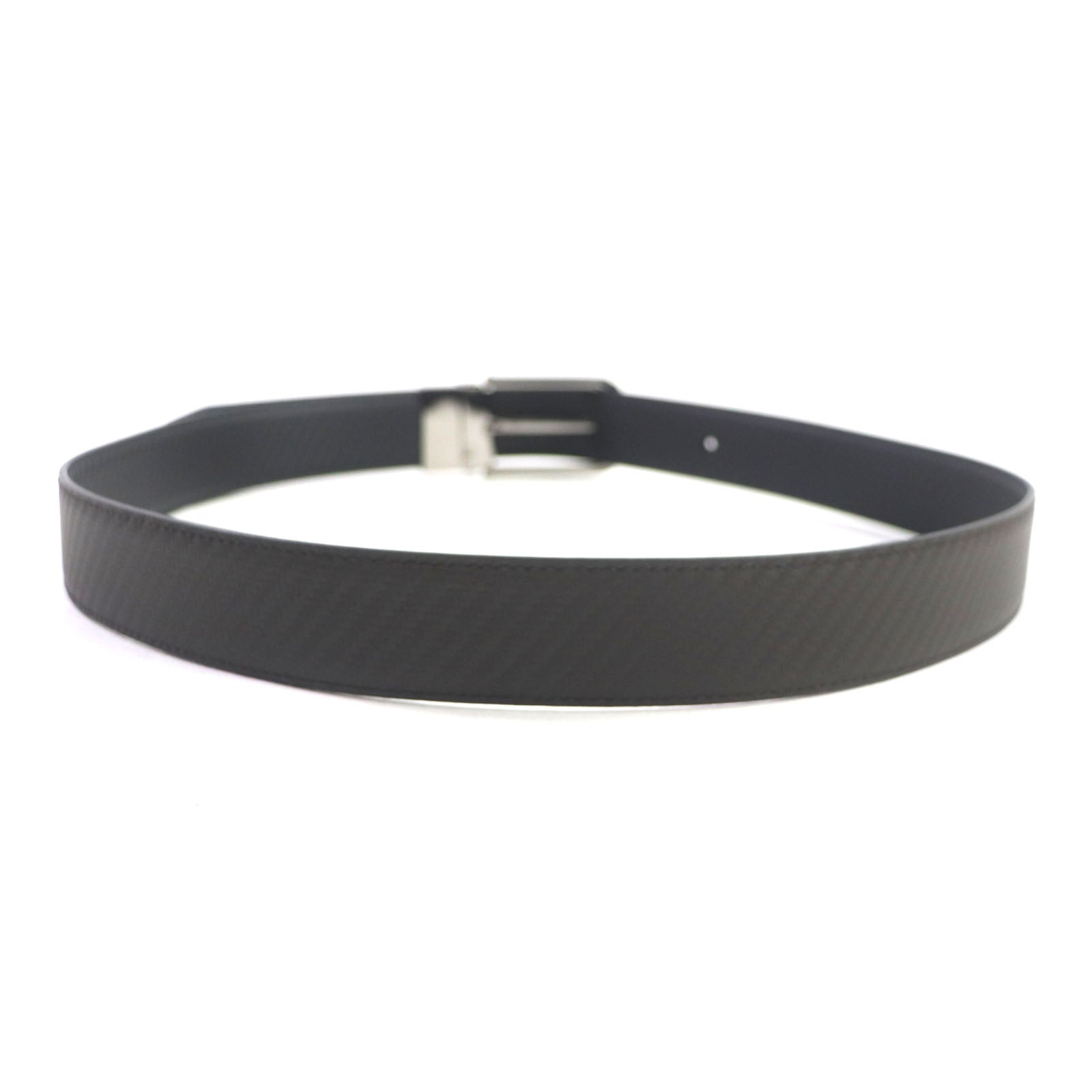 Dunhill Reversible Leather Belt Dark Brown Black