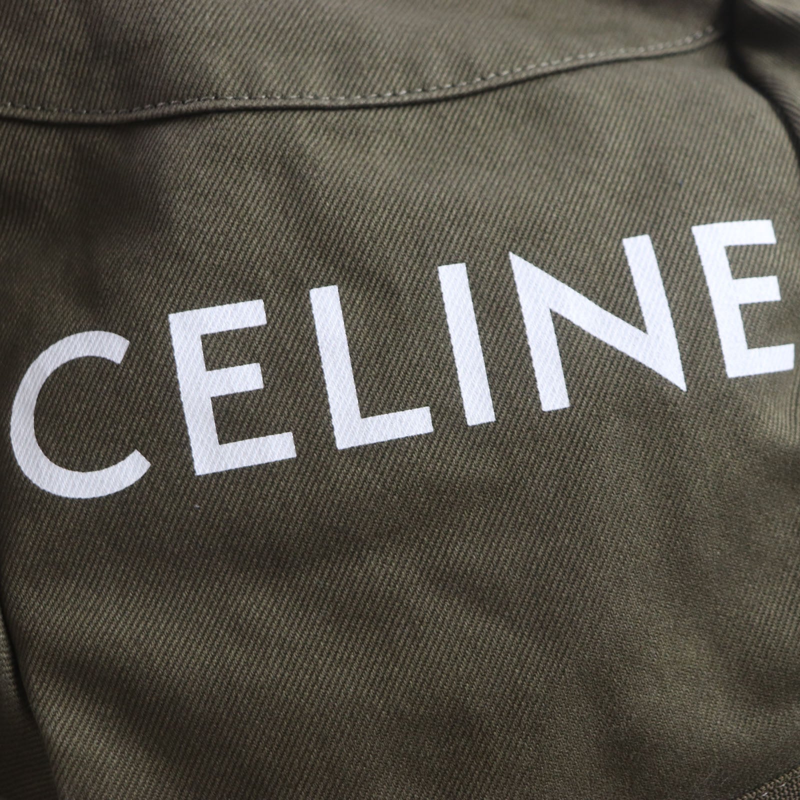 Celine Canvas Leather Logo Trekking Backpack