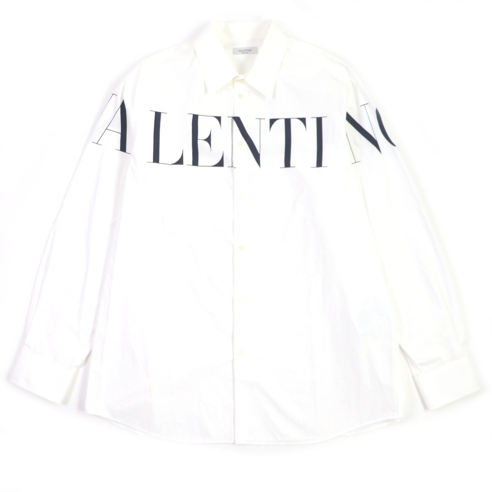 Valentino VLTN Logo Overfit Long Sleeve Shirt