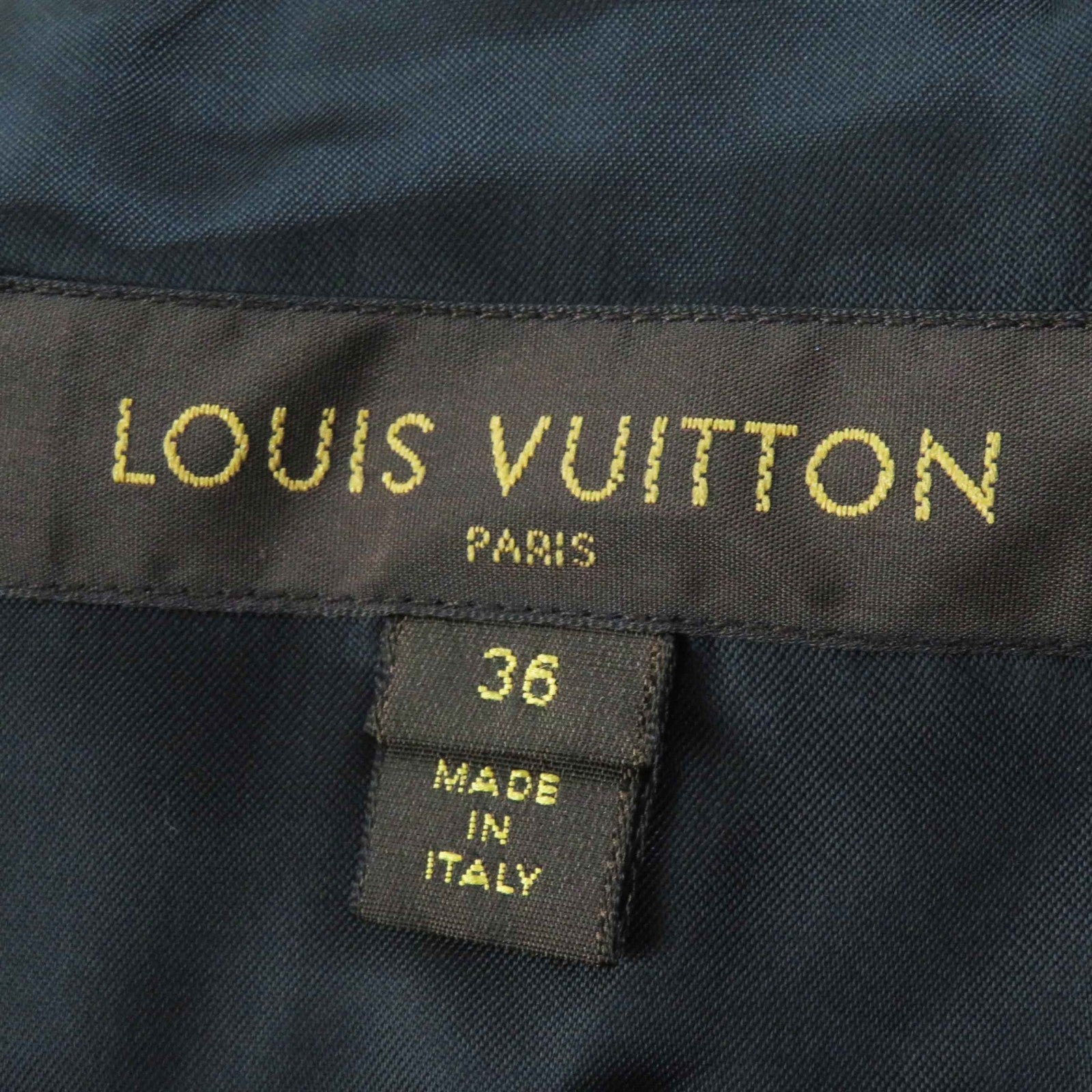 Louis Vuitton Wool Down Coat with Leather Belt