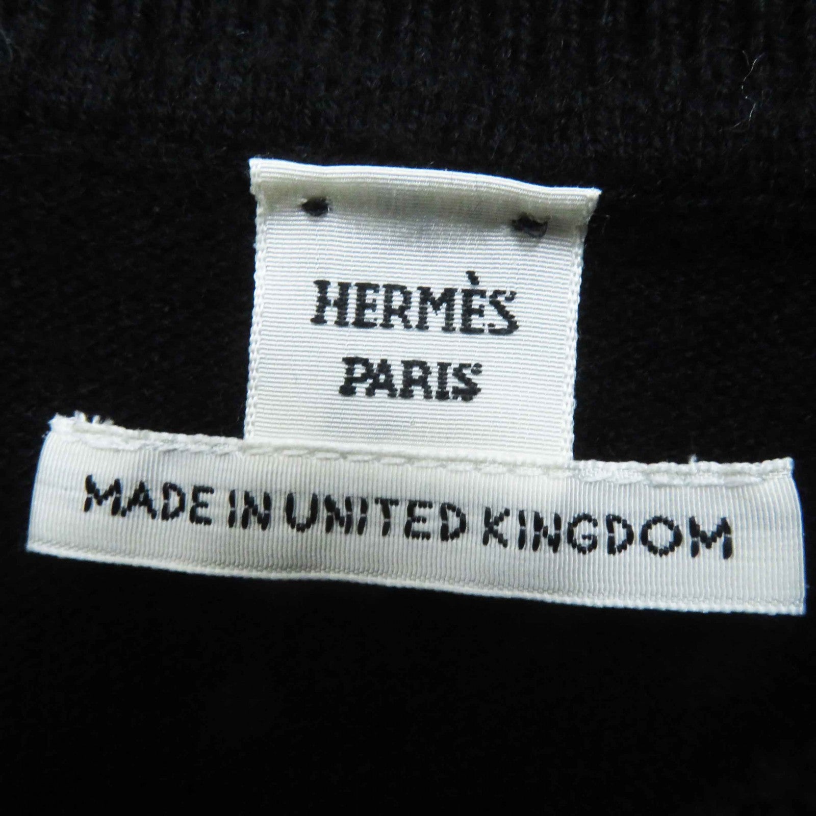 Hermes Cashmere H Lift Knit Black Women