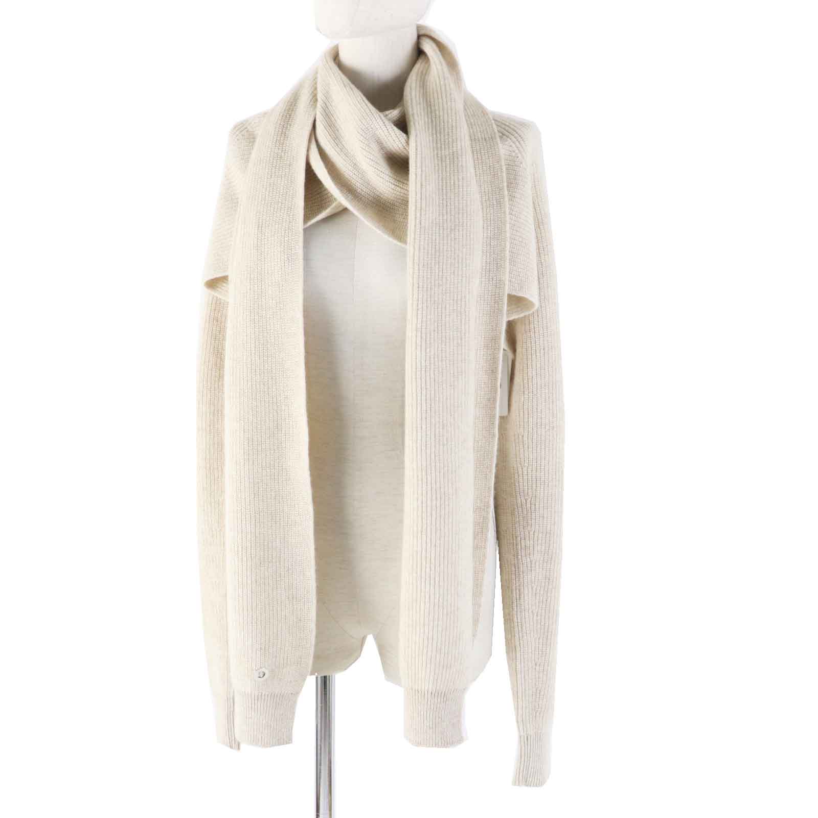 Hermes Cashmere Knit Bolero Cardigan