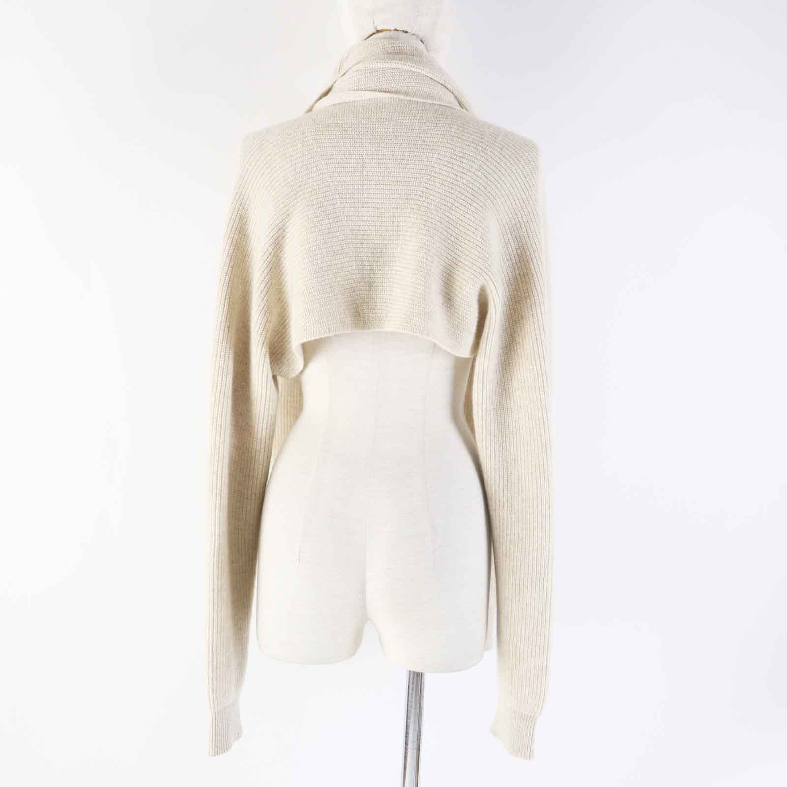 Hermes Cashmere Knit Bolero Cardigan