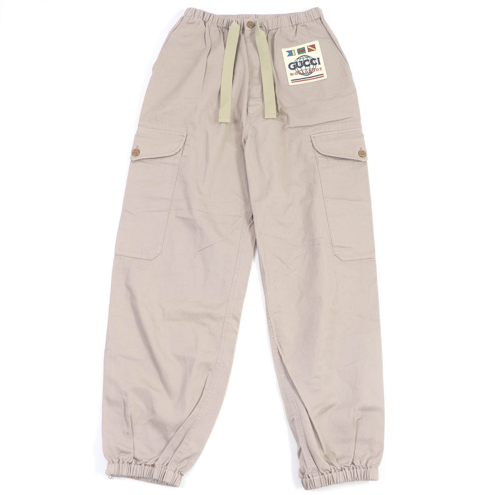 GUCCI Military Logo Patch Cargo Pants