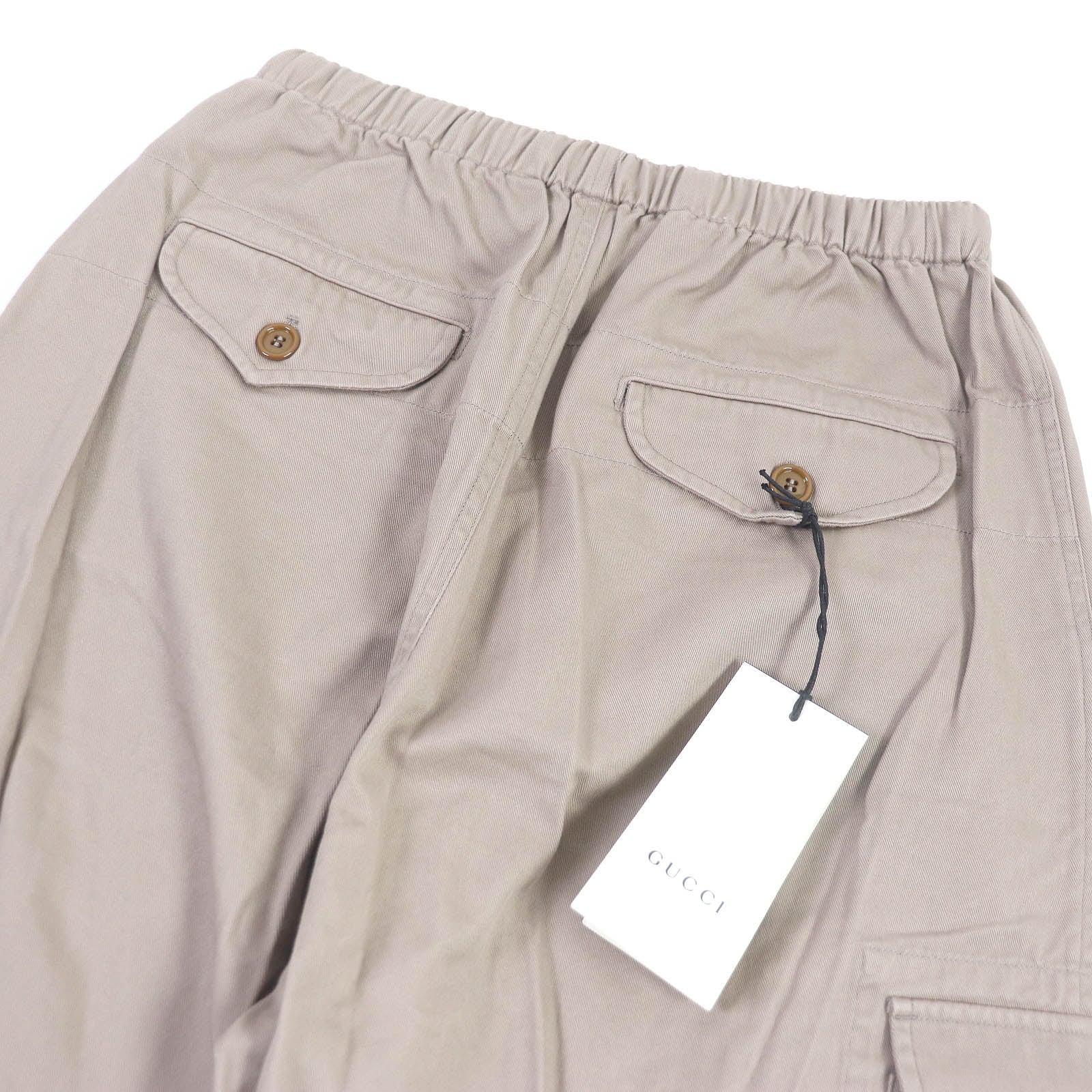 GUCCI Military Logo Patch Cargo Pants