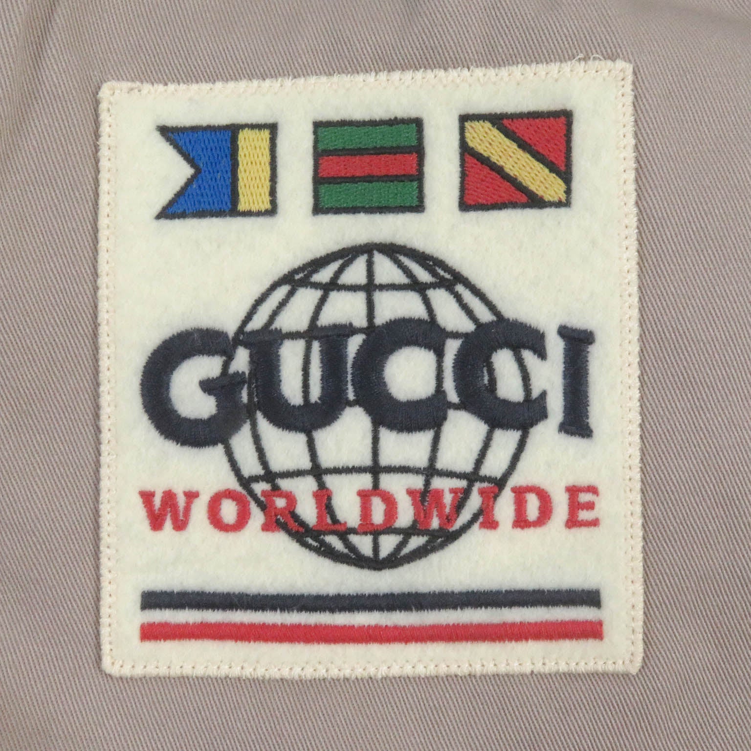 GUCCI Military Logo Patch Cargo Pants