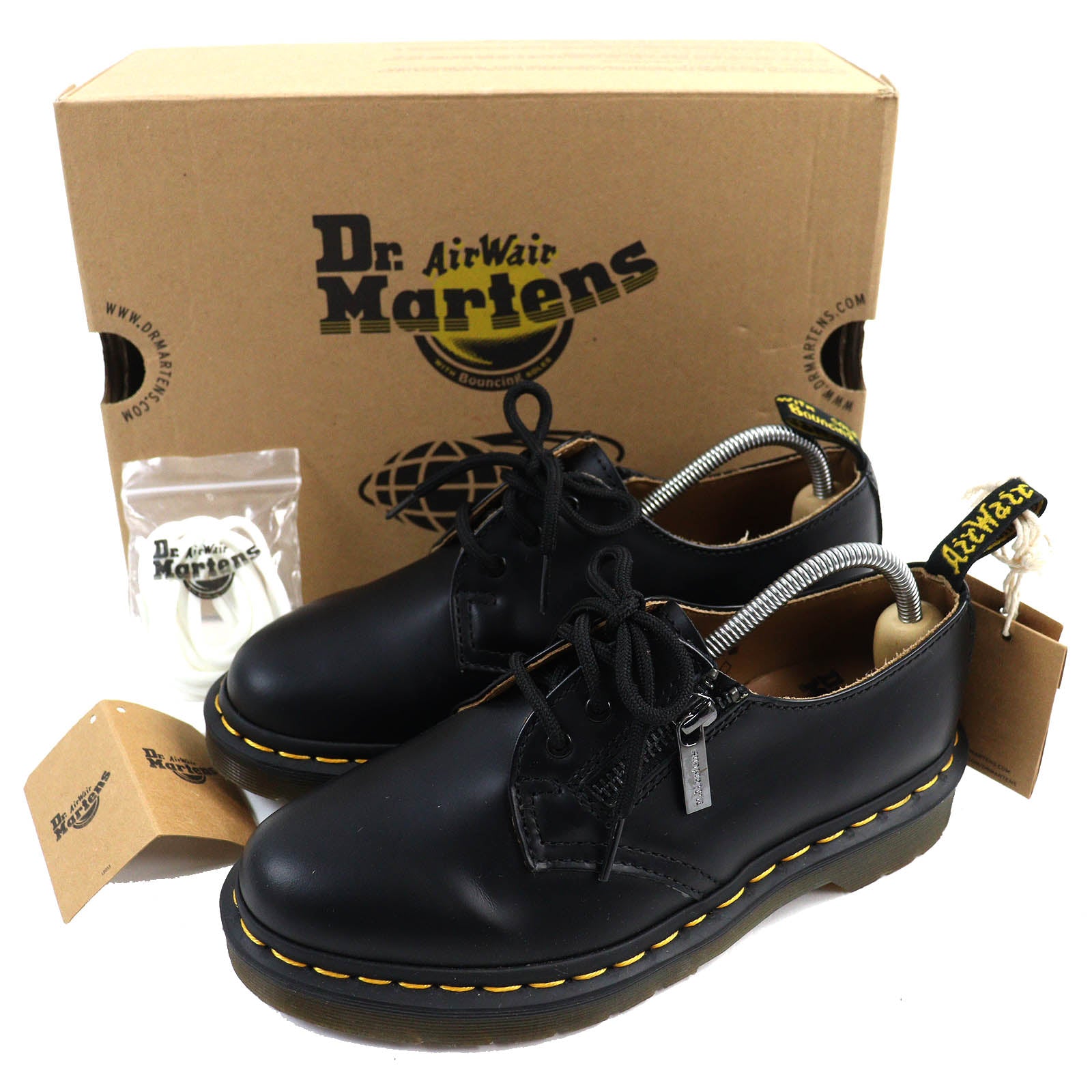 Dr.Martens Beams 1461 3-hole Side Zip Leather Shoes UK4