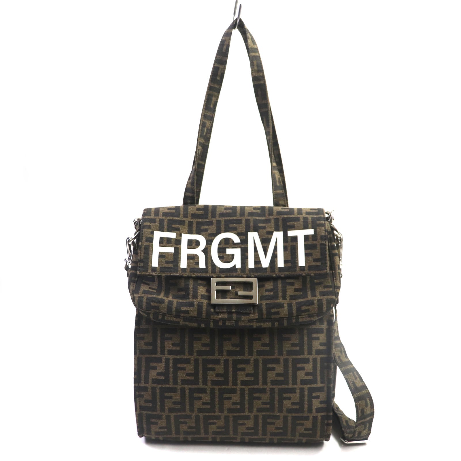 Fendi Zucca Baguette 3Way Tote Bag