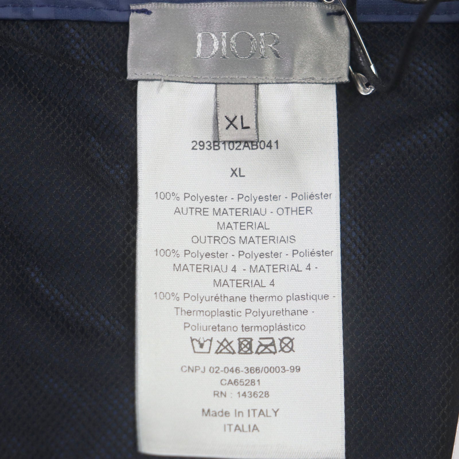 Dior Oblique Polyester Swim Shorts Navy XL