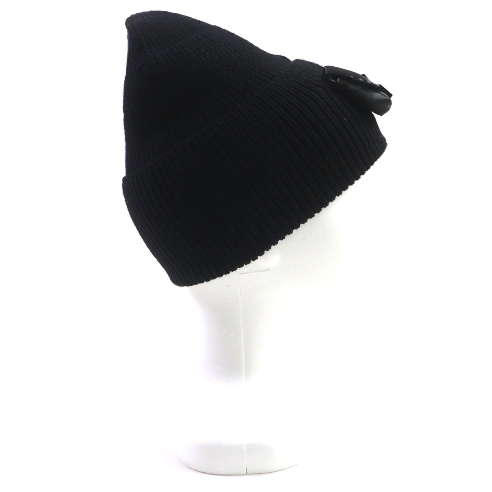 FENDI Wool Nylon Beanie Hat Black