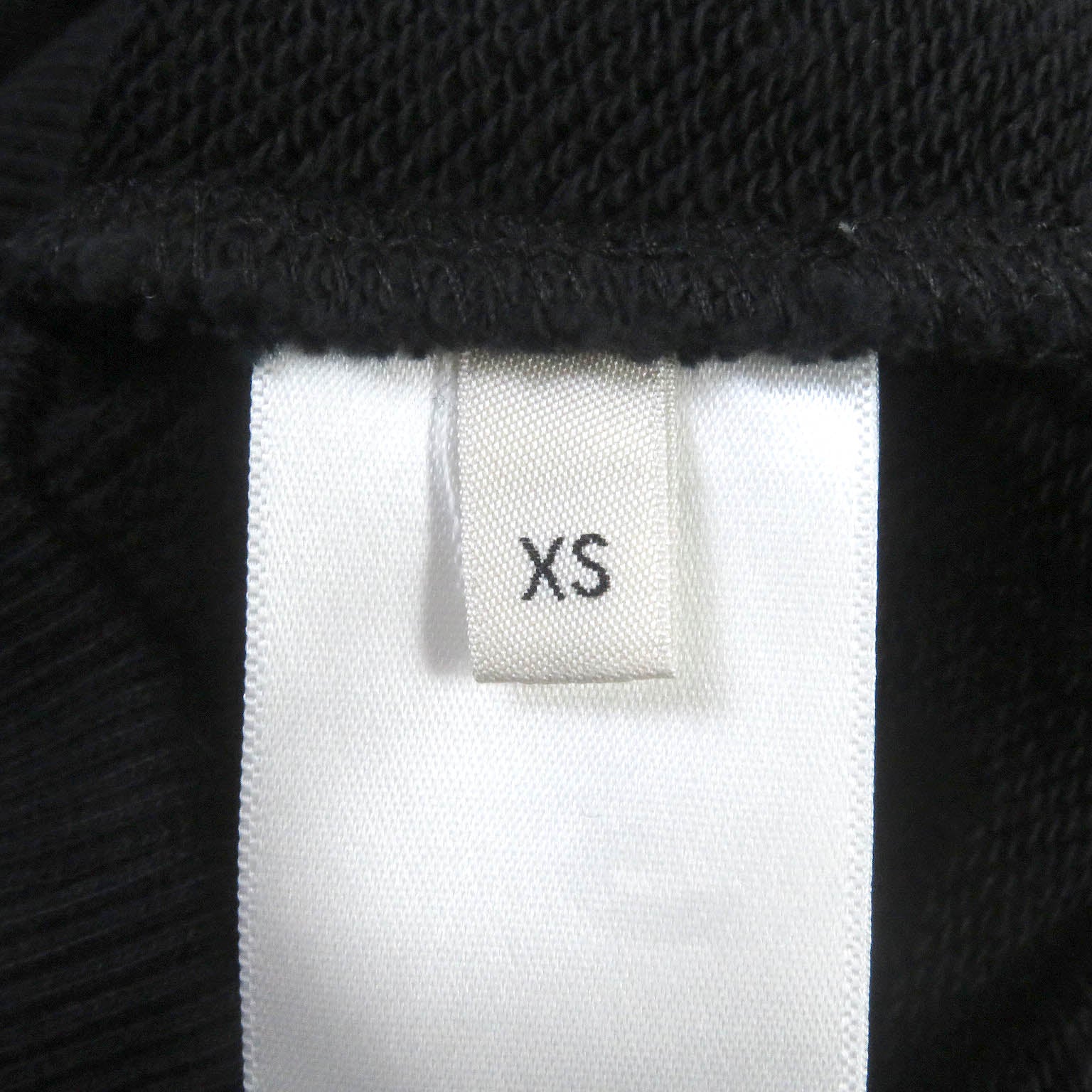 Celine Cotton Logo Drawcord Hoodie Black XS