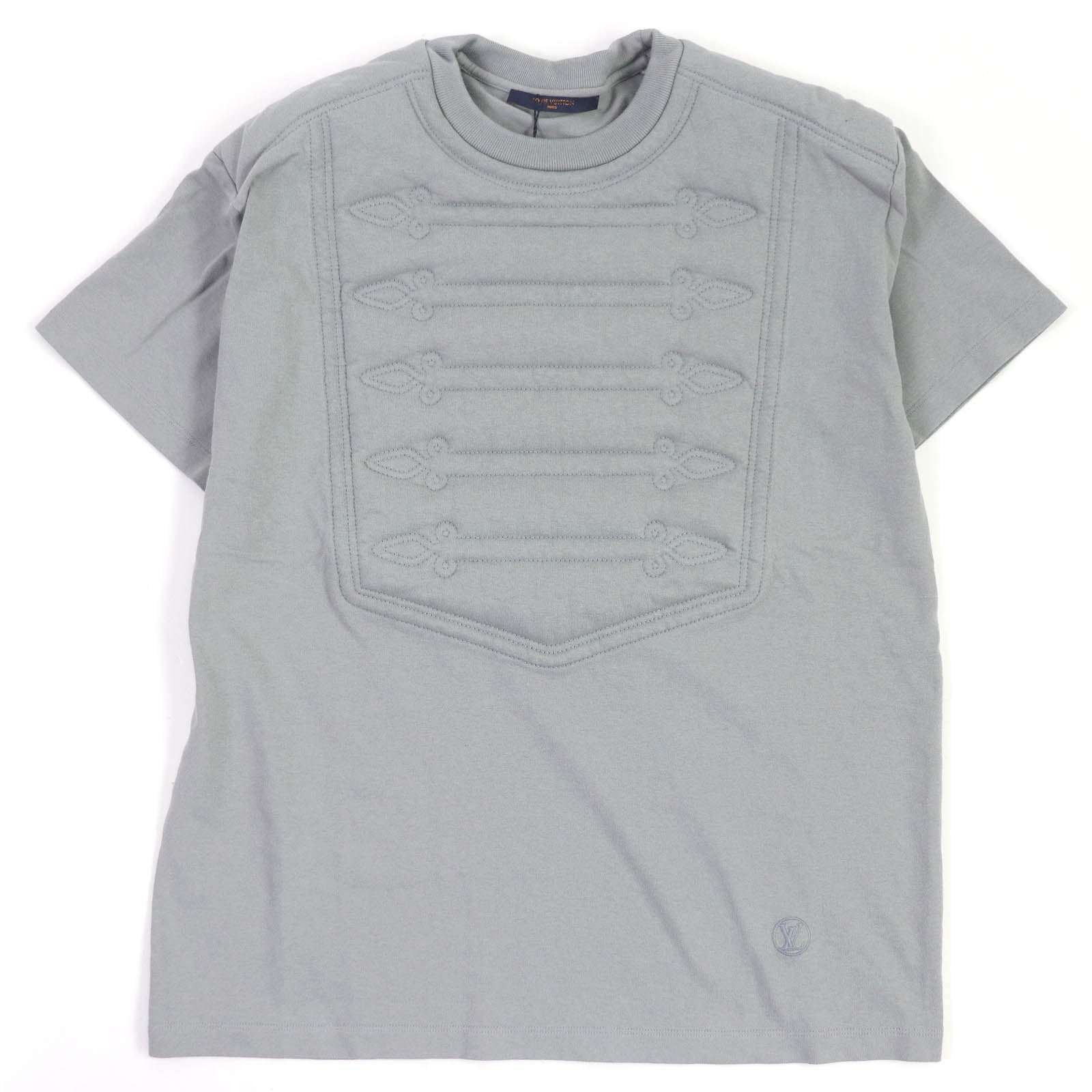 Louis Vuitton Napoleon Embroidered T-shirt Gray S