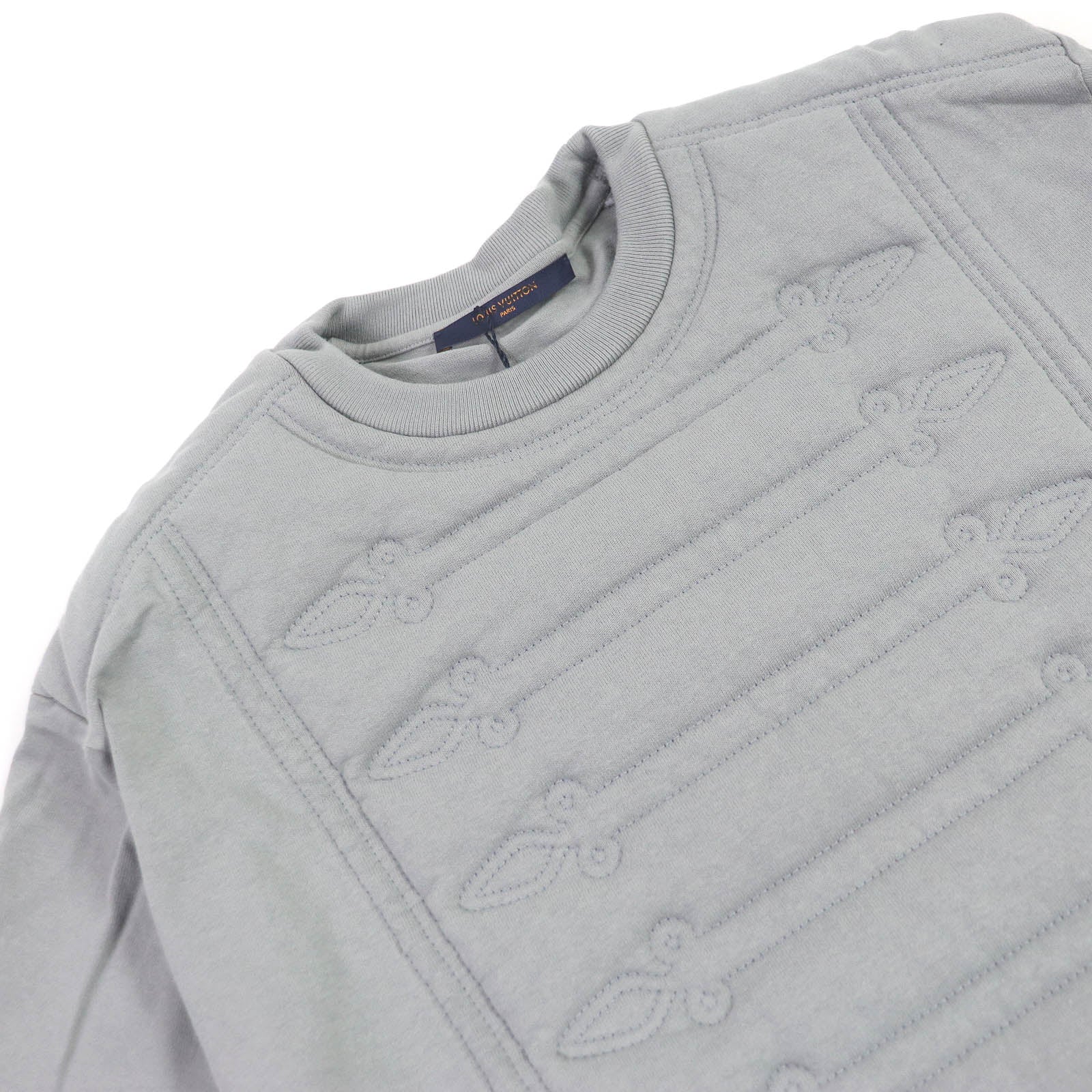 Louis Vuitton Napoleon Embroidered T-shirt Gray S