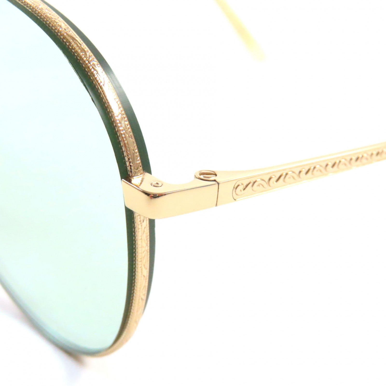 GUCCI GG0356S 004 Sunglasses Gold Clear Yellow