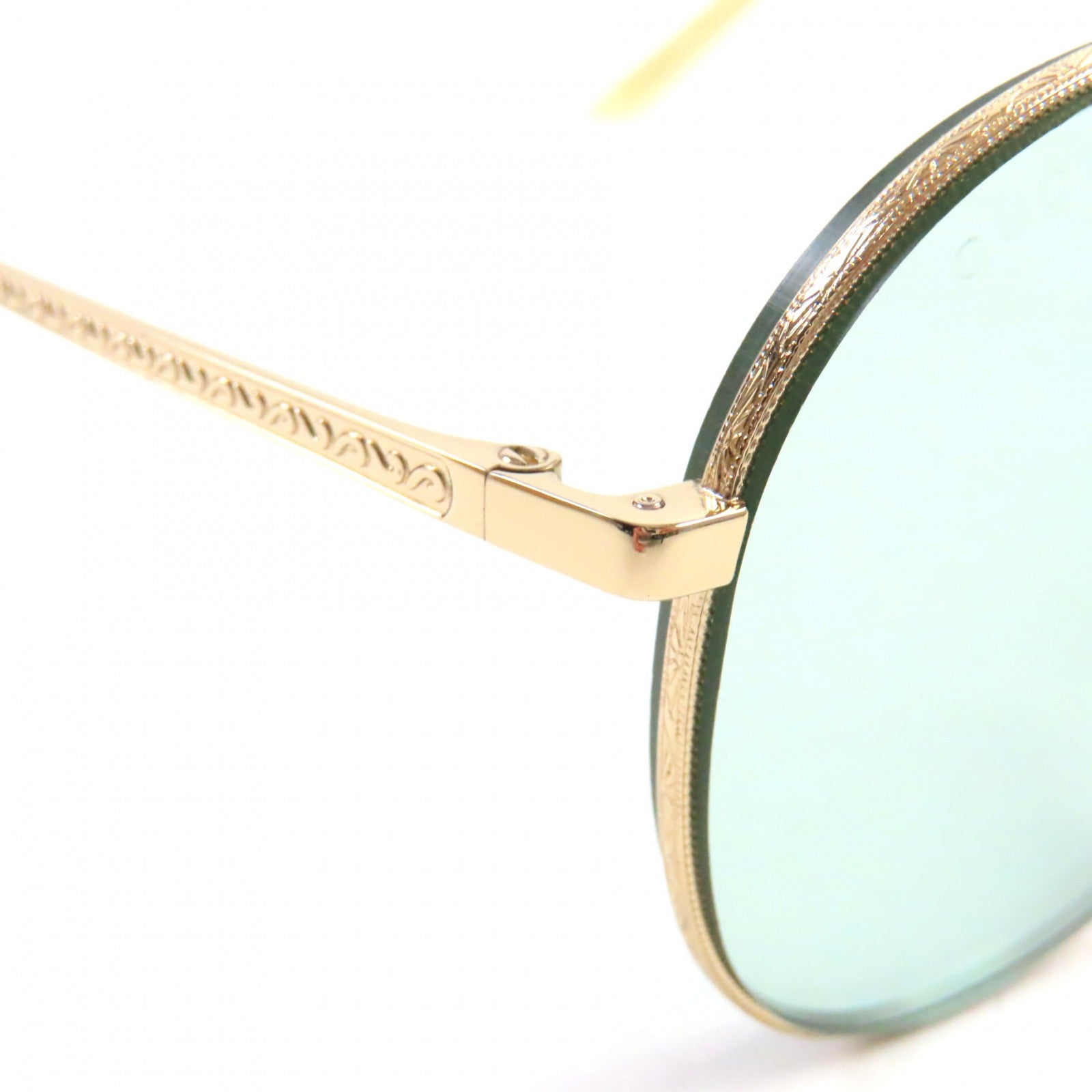 GUCCI GG0356S 004 Sunglasses Gold Clear Yellow