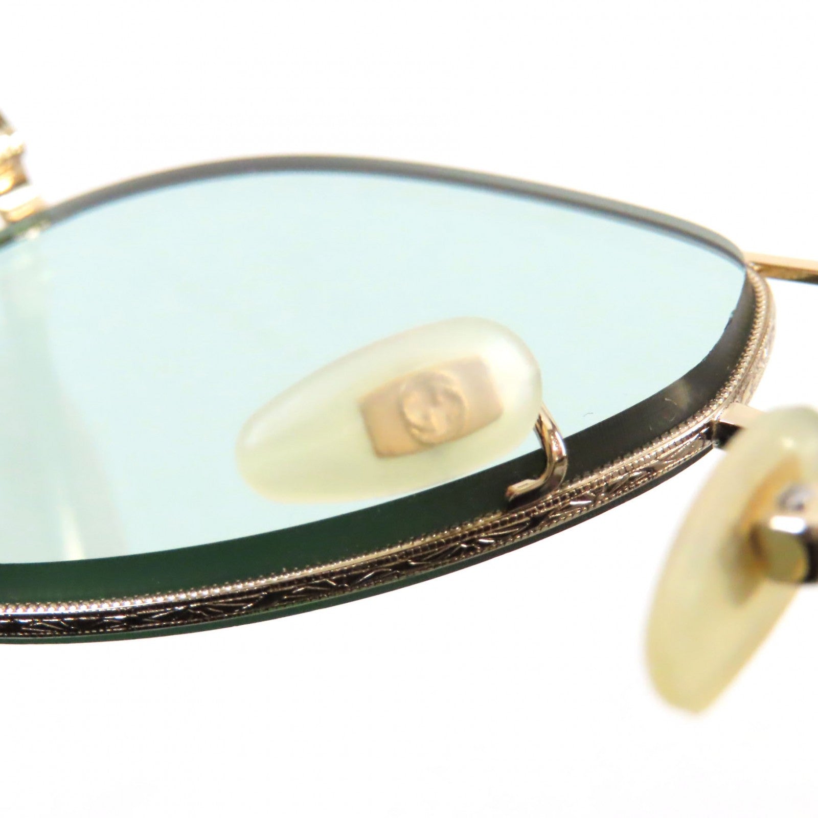 GUCCI GG0356S 004 Sunglasses Gold Clear Yellow