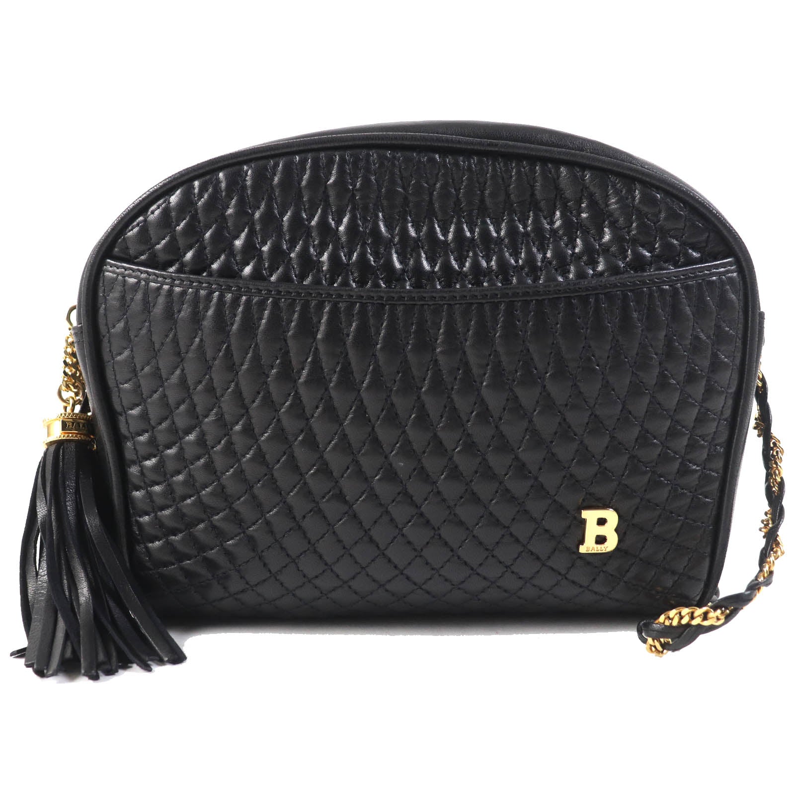 Bally Quilted Leather Shoulder Bag