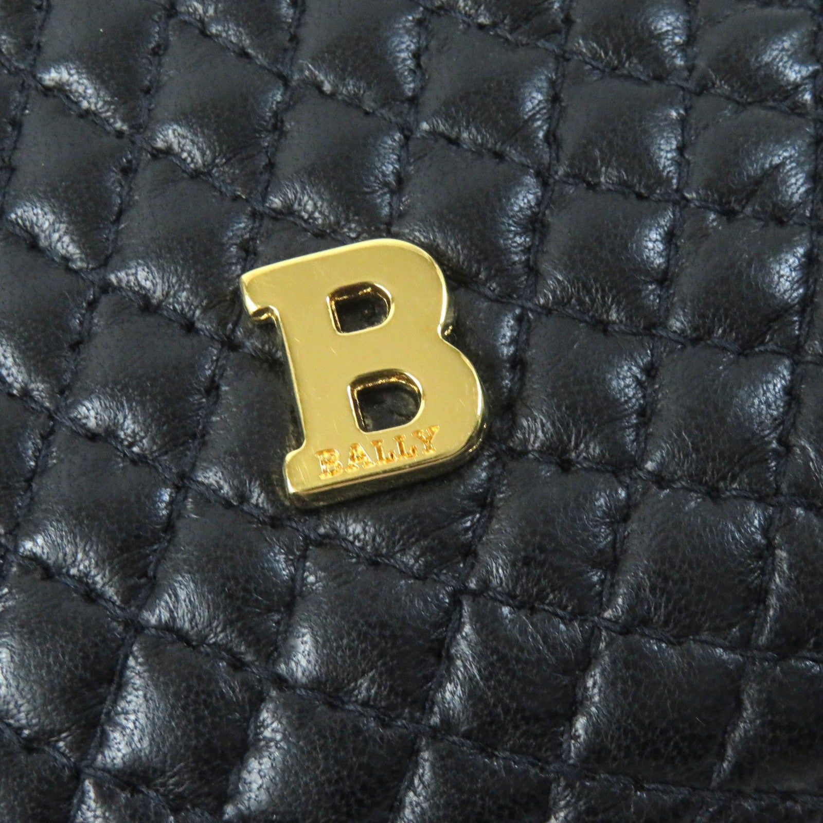 Bally Quilted Leather Shoulder Bag