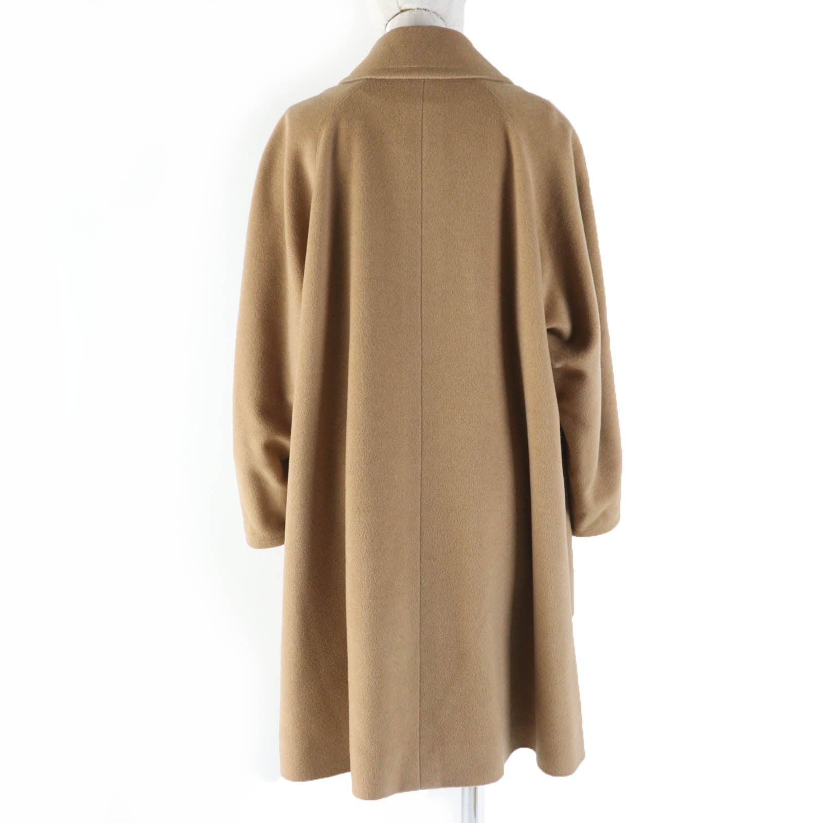 Hermes Camel H Logo Button Coat Women