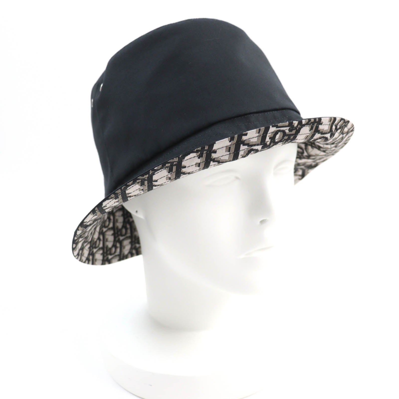 Dior TEDDY-D Oblique Bob Hat Black 58