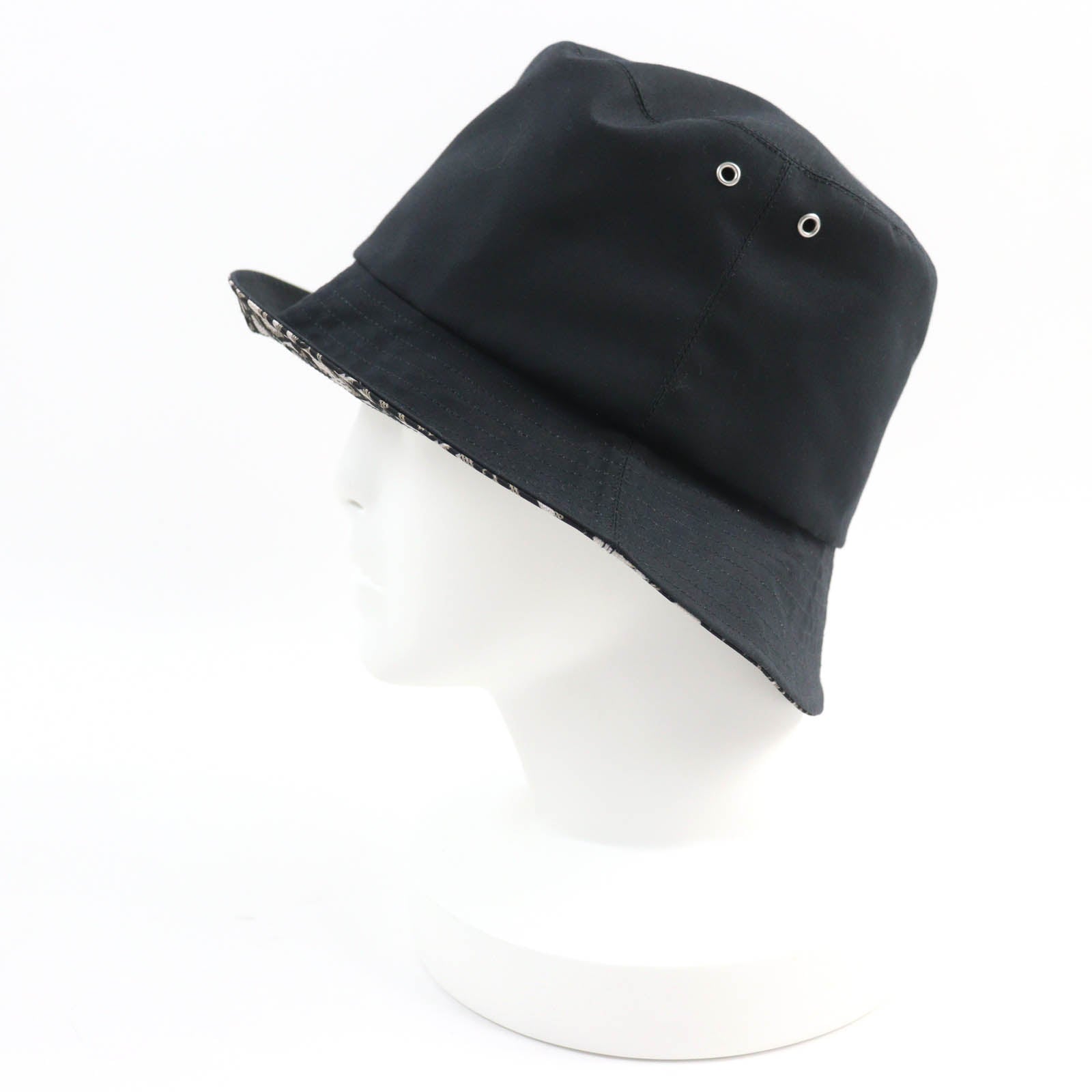 Dior TEDDY-D Oblique Bob Hat Black 58