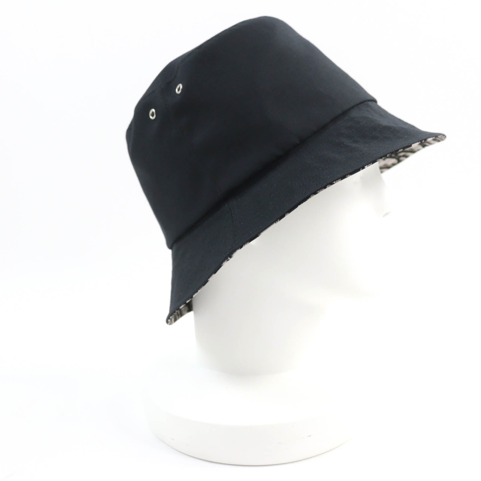 Dior TEDDY-D Oblique Bob Hat Black 58