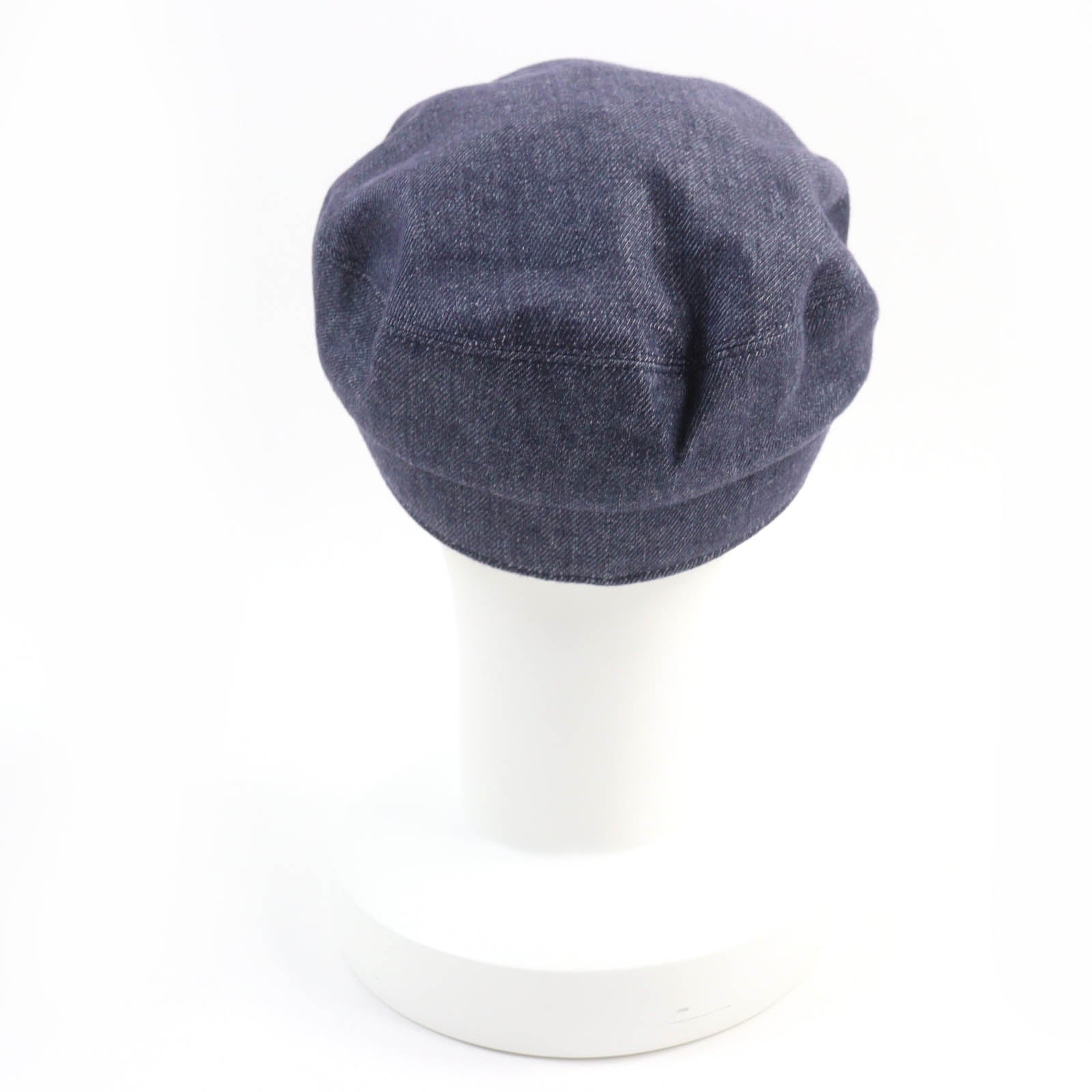 Hermes Linen Sheep Leather Denim Cap 58