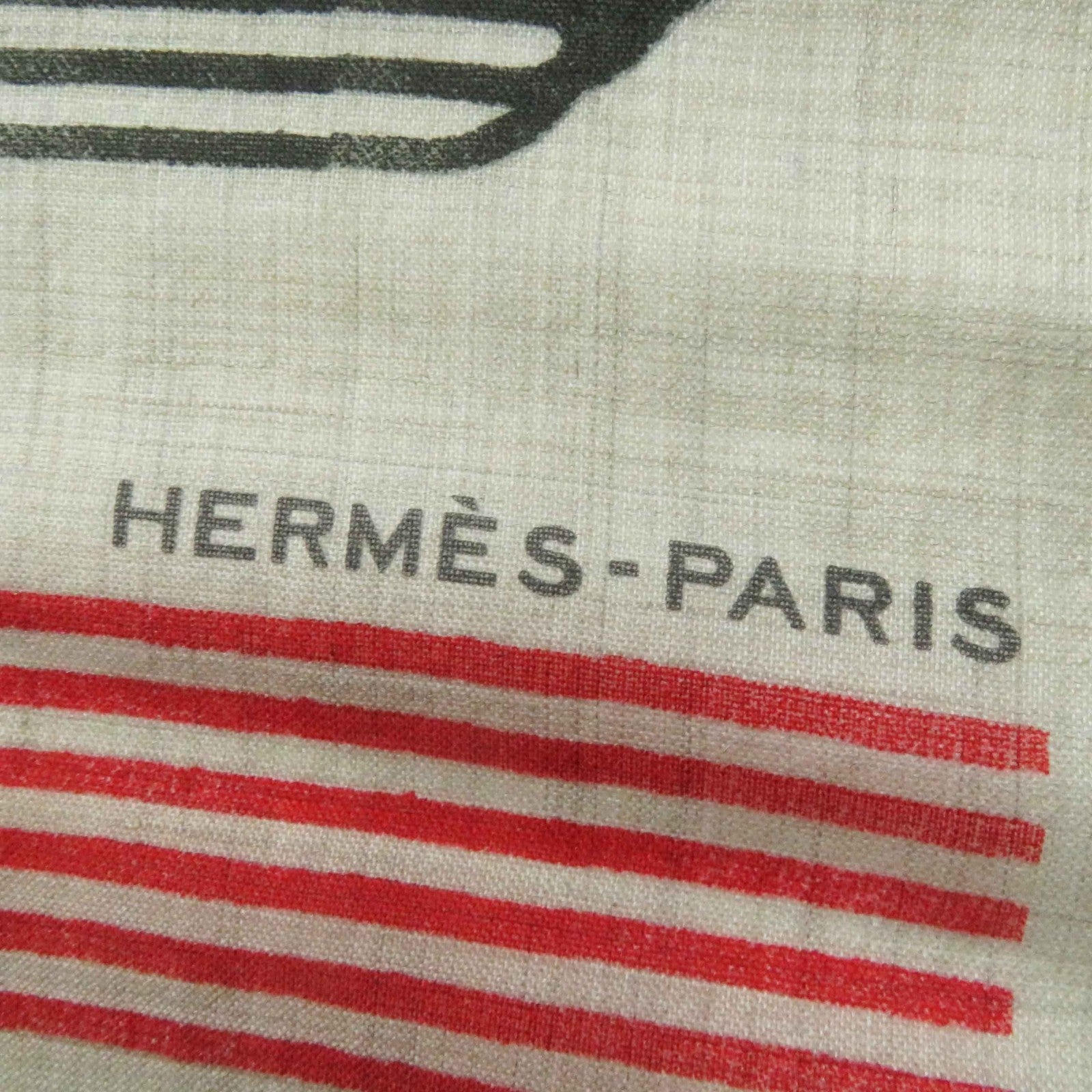 Hermes Les Rubans Cashmere Shawl Beige